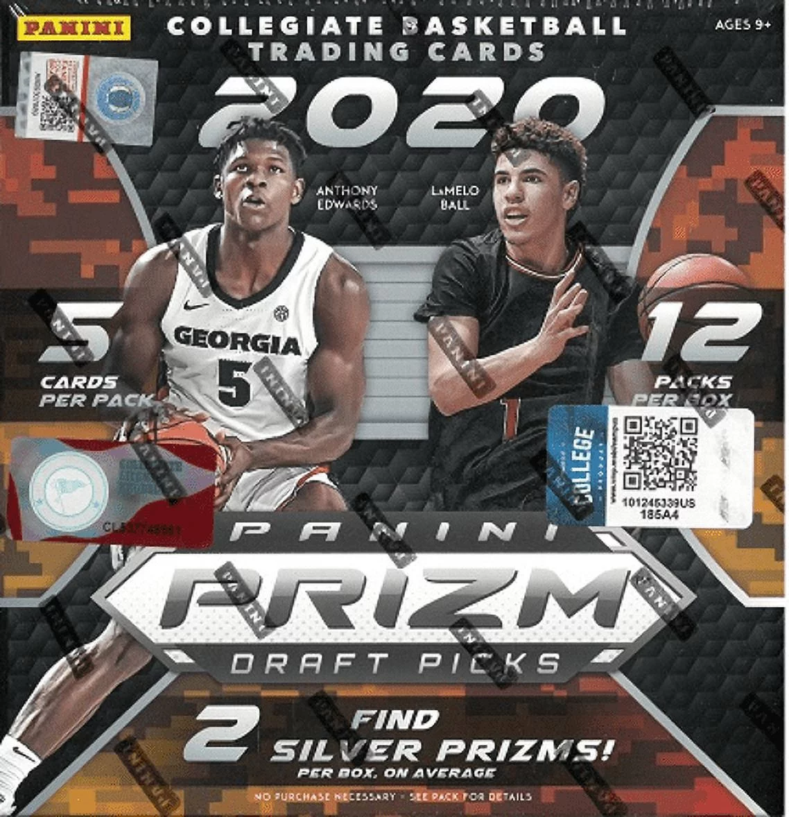 2020-21 Panini Prizm Draft Basketball Mega Box- feat. Anthony Edwards and LeMelo Bell- 60 Cards | Find 2 Silver Prizms