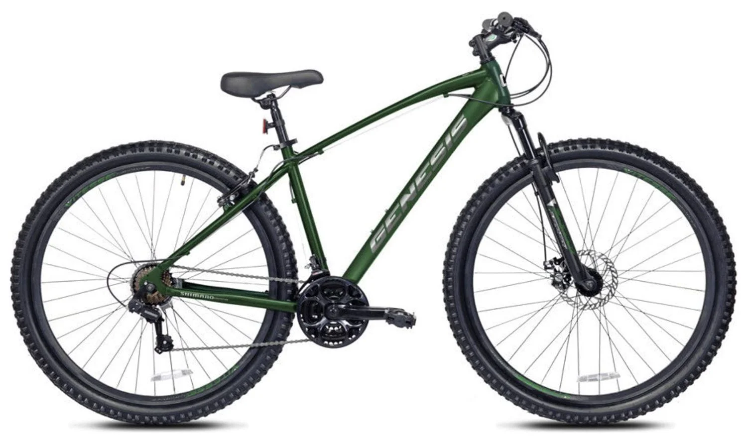 Genesis 29-inch Silverton Men's Mountain Bicycle, Green