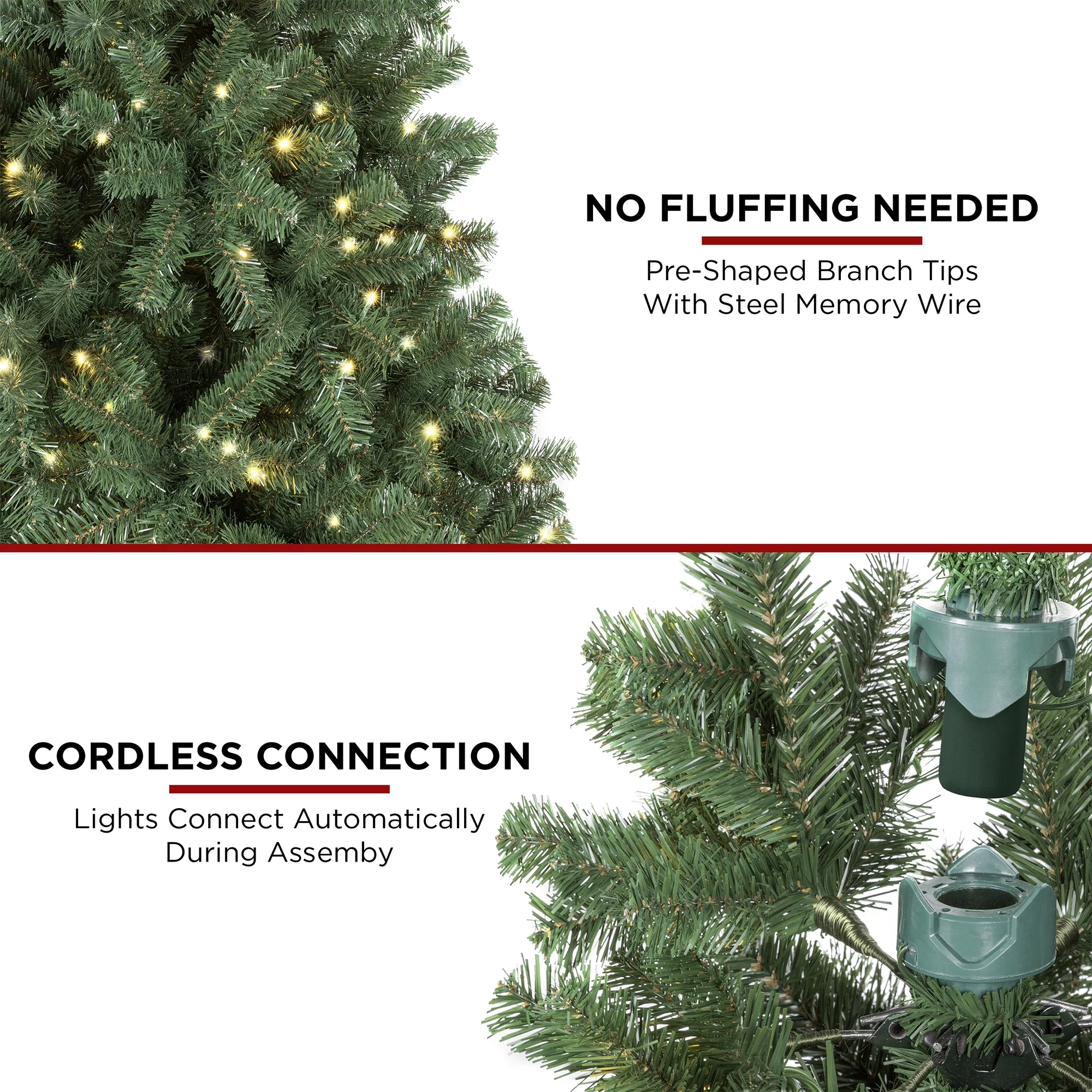 Best Choice Products 12ft Pre-Lit Instant No Fluff Artificial Spruce Christmas Tree w/ 1,250 LED Lights, 4,693 Tips