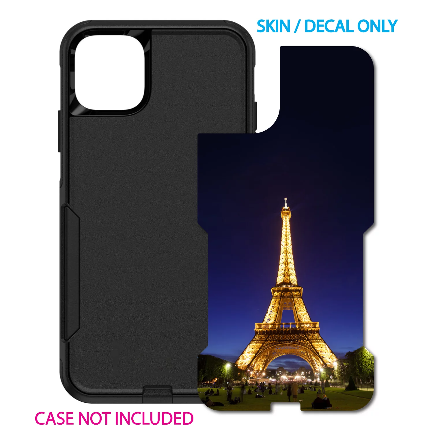 DistinctInk Custom SKIN / DECAL compatible with OtterBox Commuter for iPhone 11 (6.1