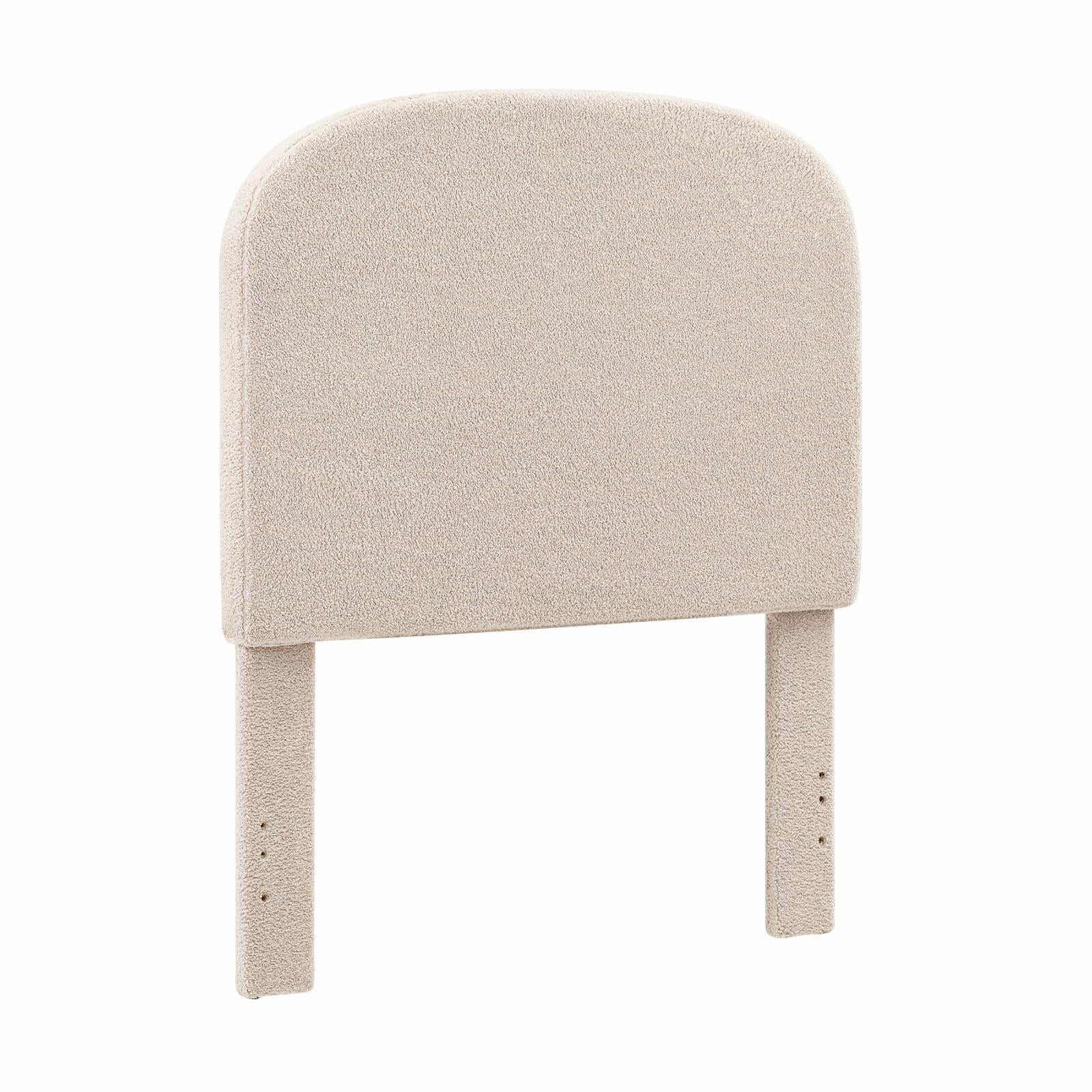Linon Bressett Rounded Headboard - Natural - Twin