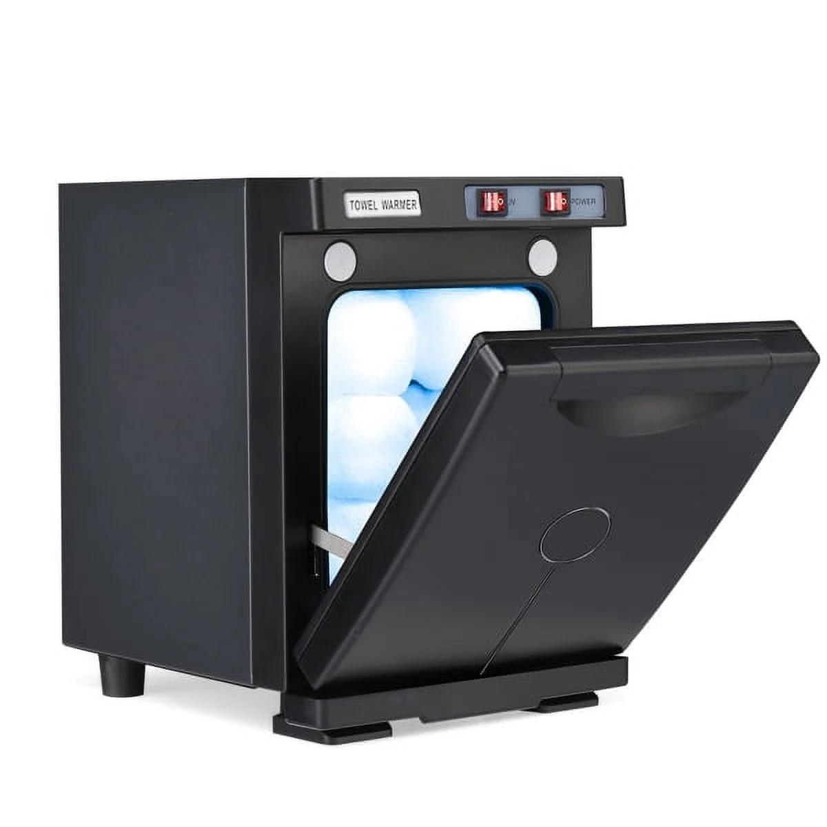 SYTHERS Hot Towel Warmer Cabinet, 5L Thermostatic Towel Heater, Towel Warmer for Facials Massage, Esthetician, Salon Beauty, Spa Barbershop, Black