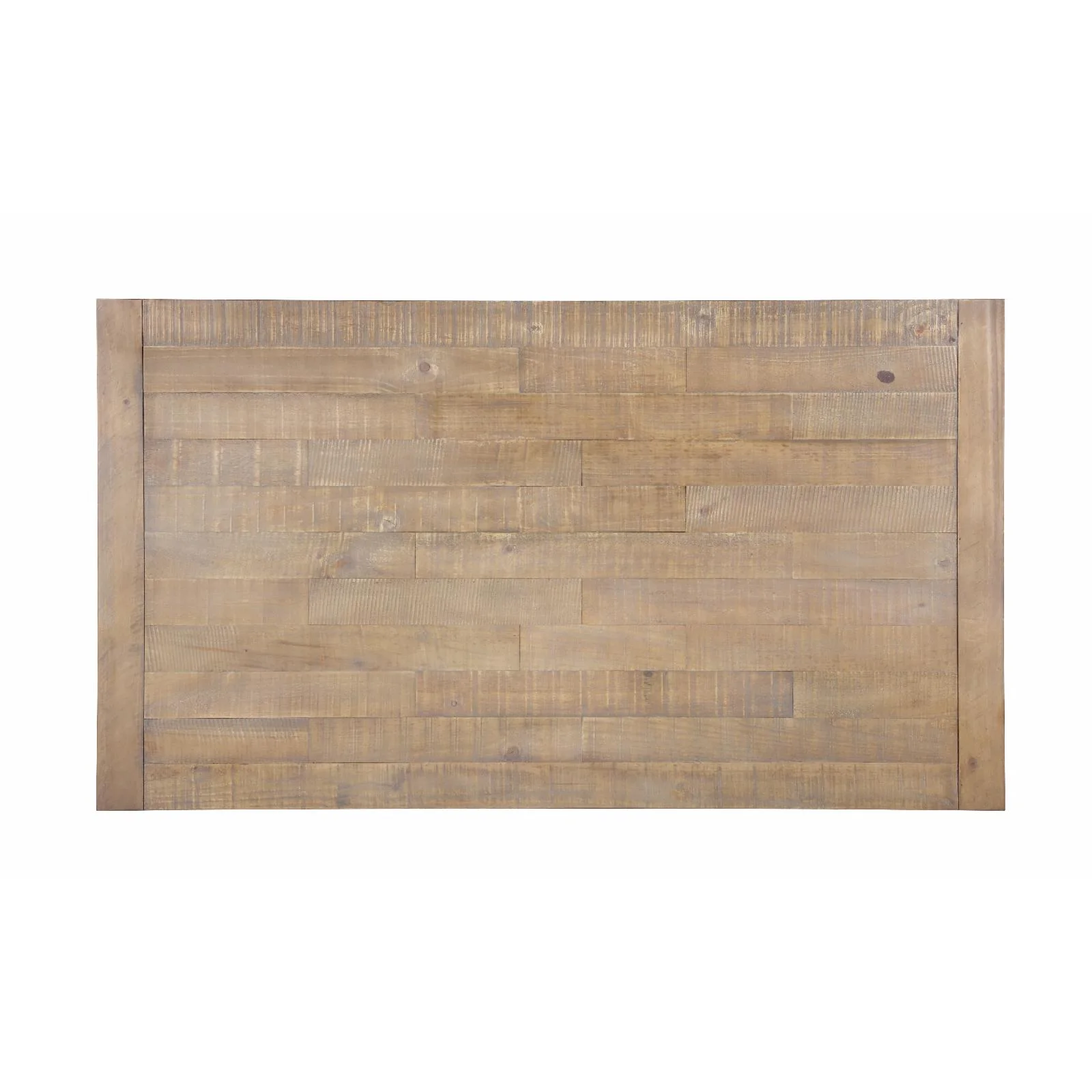 Roundhill Furniture Prato Two-Tone Distressed Dining Table