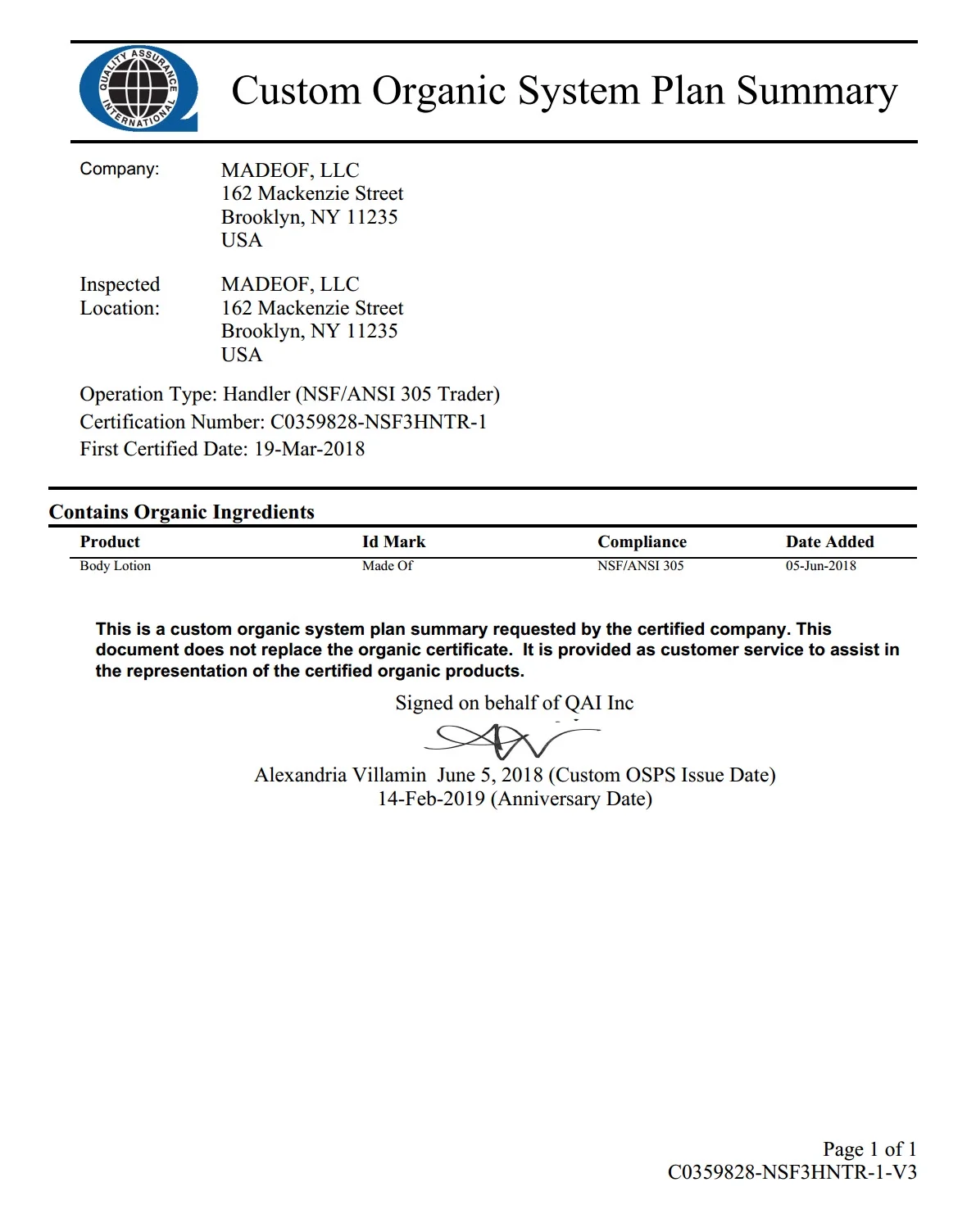 (Pack of 2) MADE OF Foaming Organic Castile Hand Soap, NSF Organic and EWG Verified, Lavender, 10 Oz