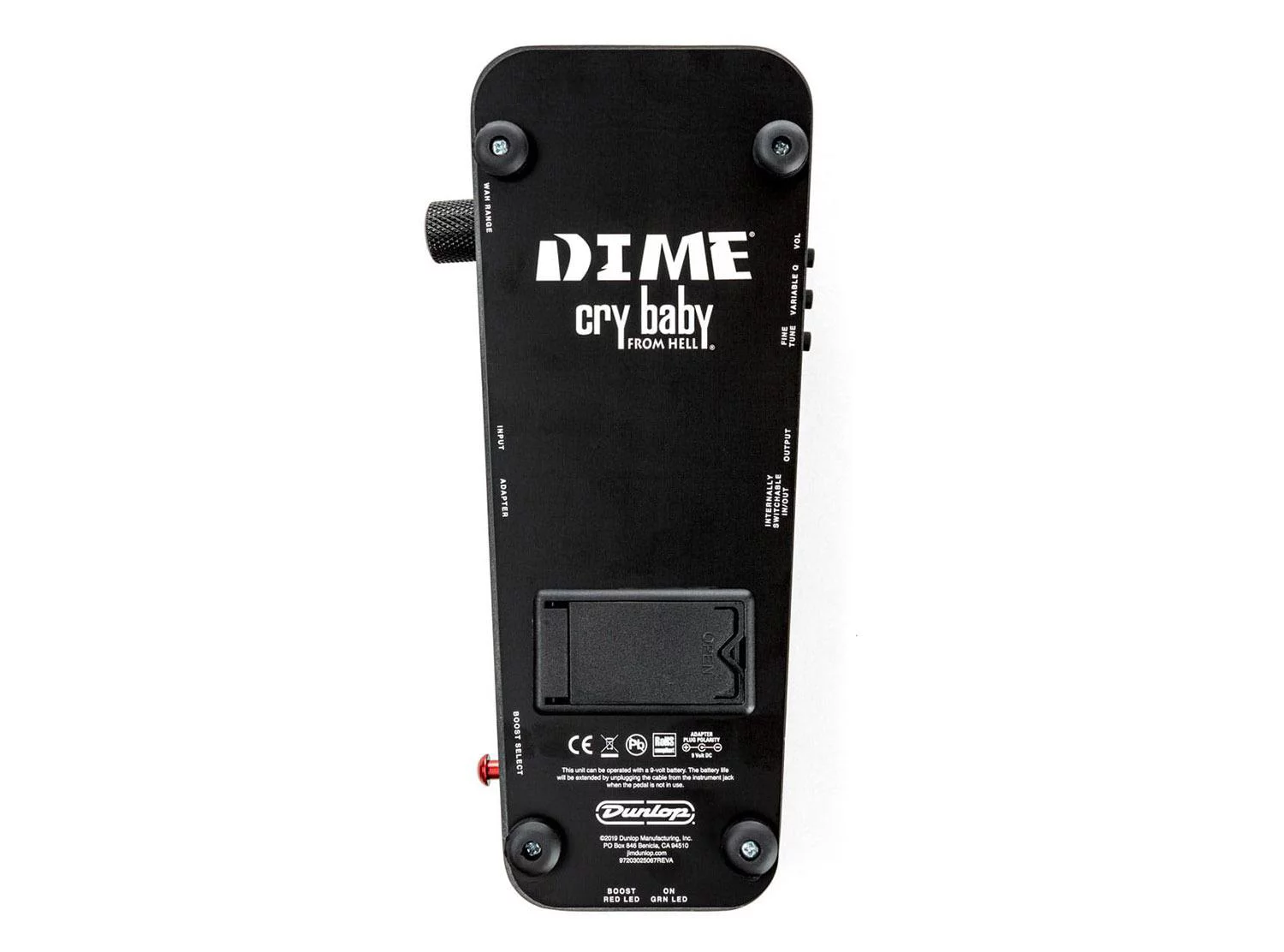 Dunlop DB01B Dimebag Cry Baby from Hell Wah Effects Pedal