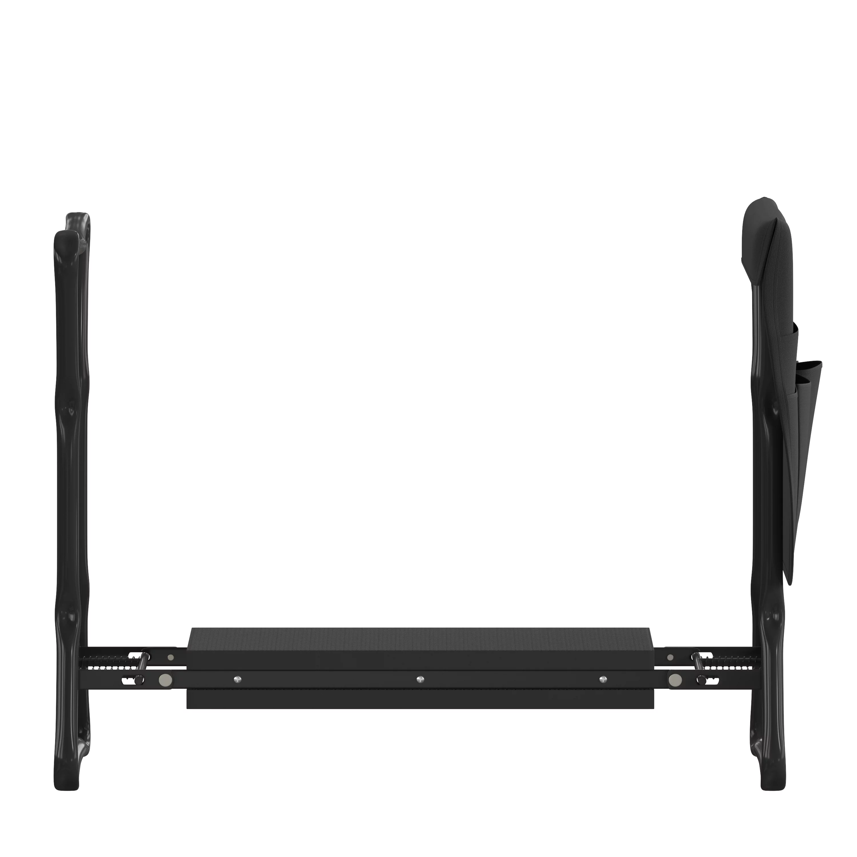 Flash Furniture Black Foldable Padded Garden Kneeler