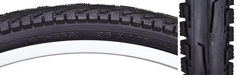 Sunlite Tire 26X1.75 Black/Black City K841C Co