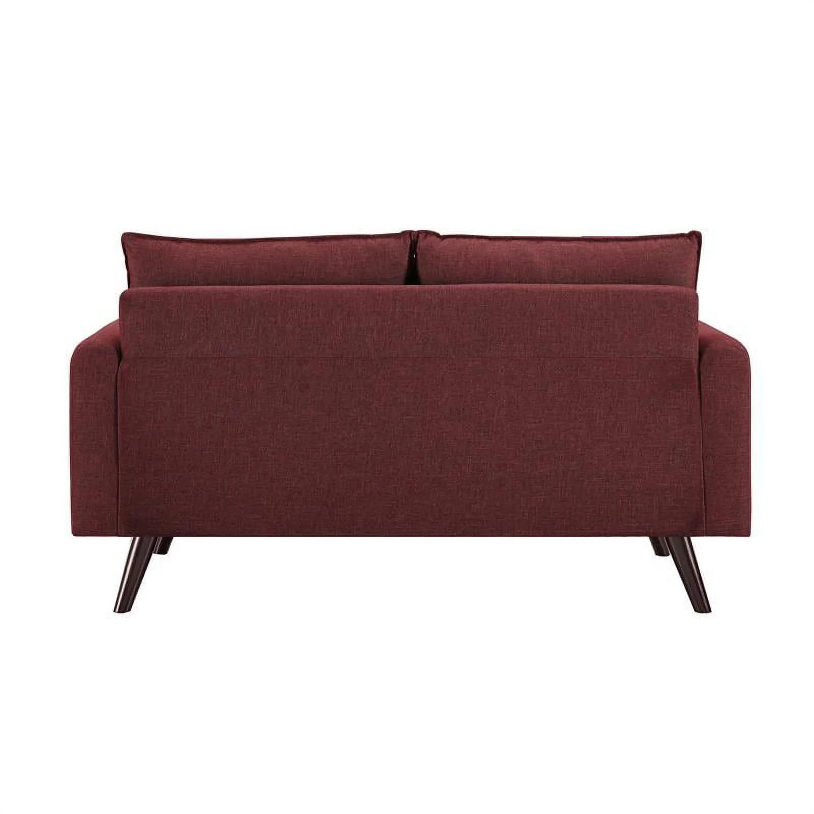 Lifestyle Solutions Cambridge Loveseat in Red Fabric Upholstery