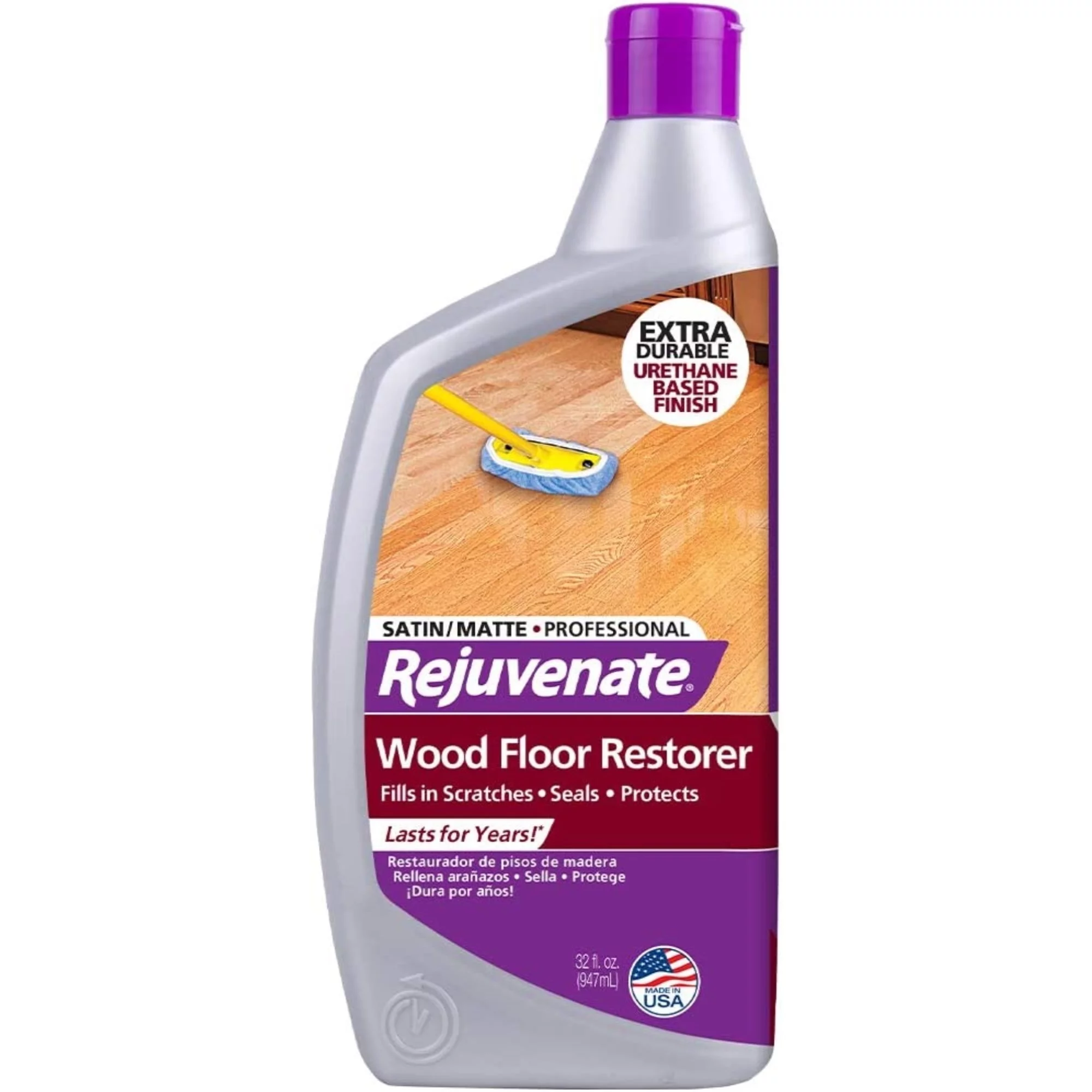 Rejuvenate RJ32PROFS Professional Restorer Wood Floor Restorer, 32 OZ