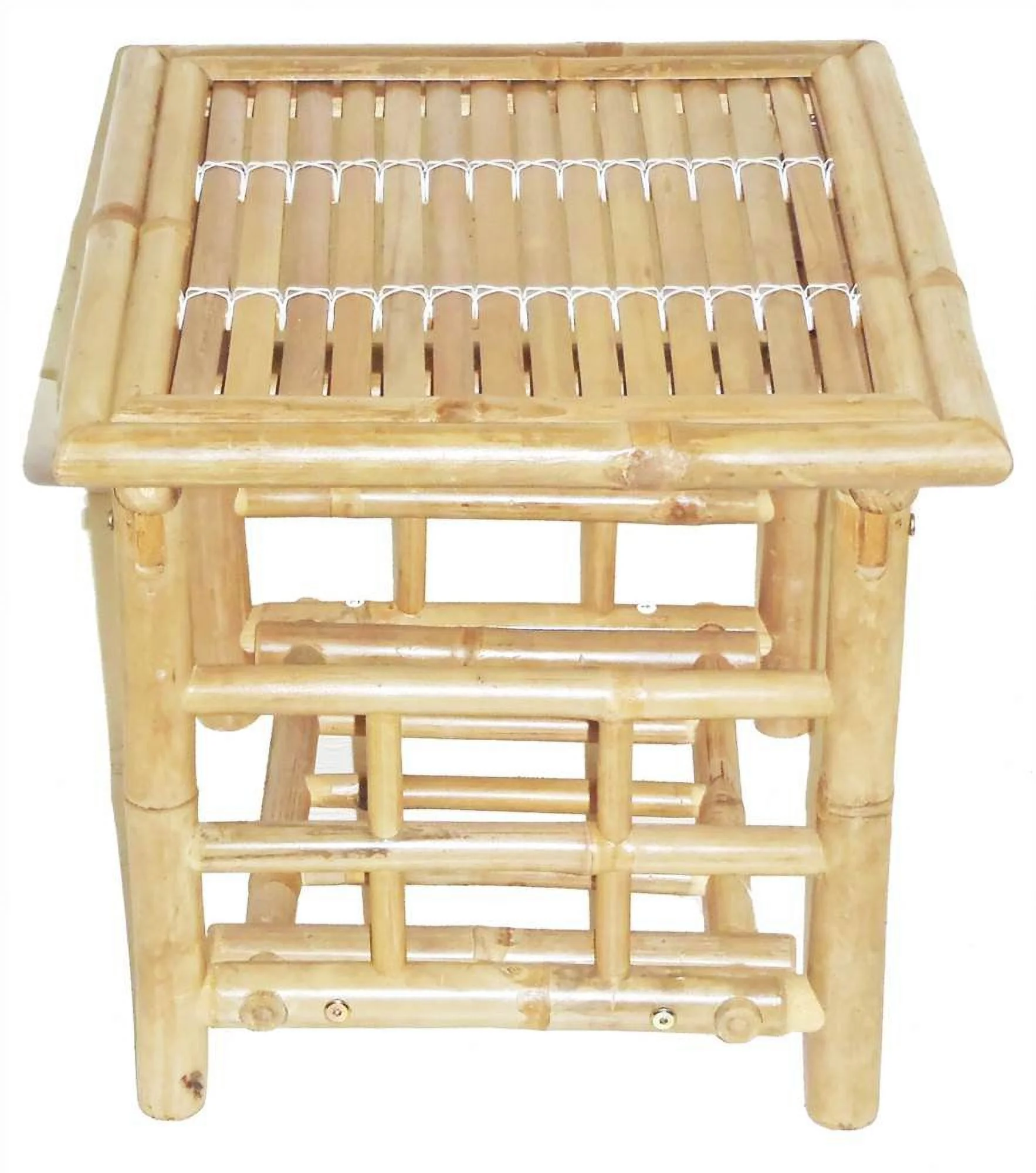 Bamboo54 Wood Square Patio End Table