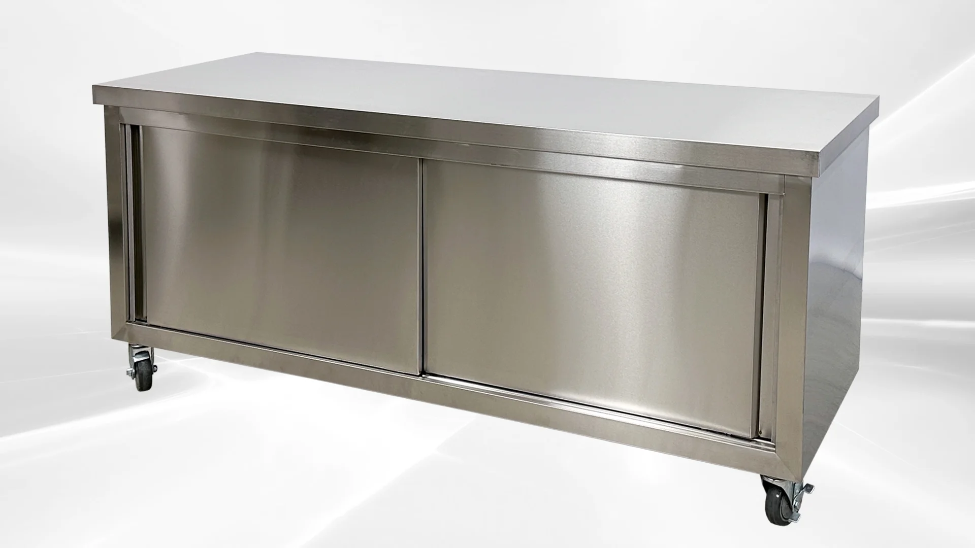 72in Commercial Stainless Steel Work Prep Table Cabinet SSCW72WM