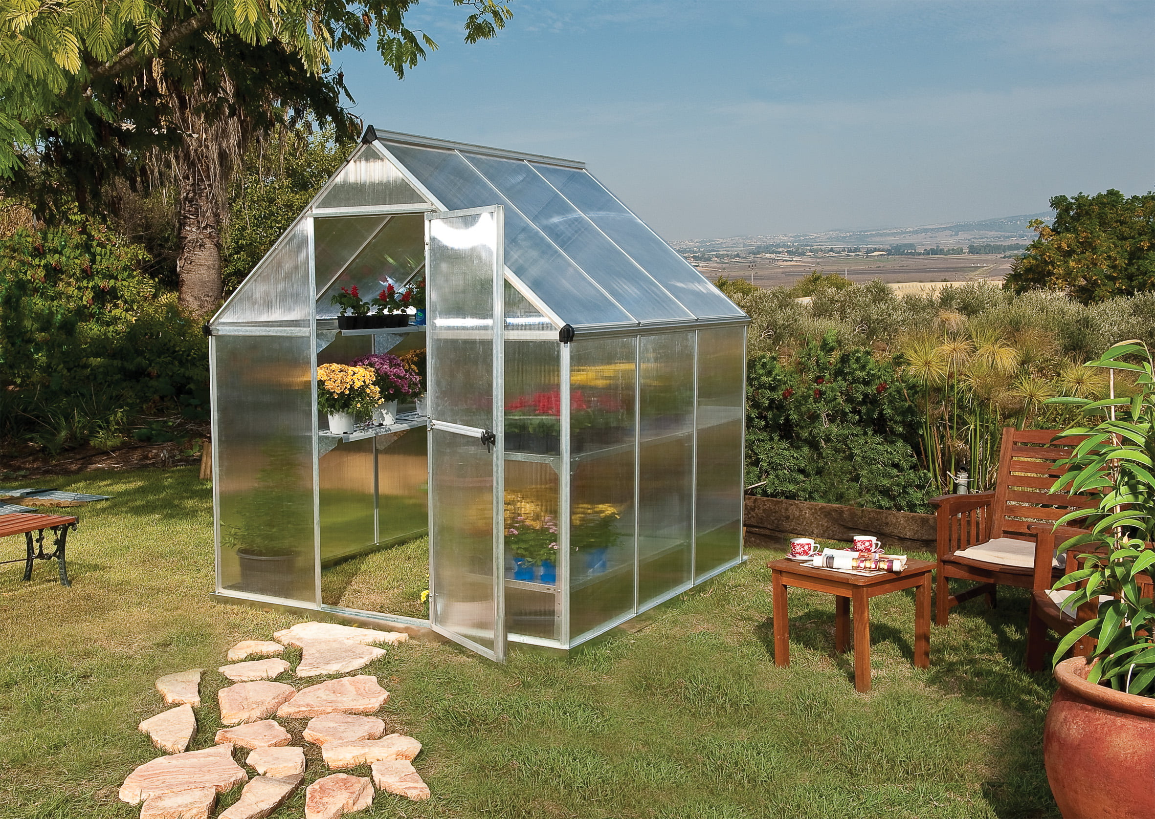 IN-FLEX - HG5001 - Palram Mythos Greenhouse (Box 1 of 2)