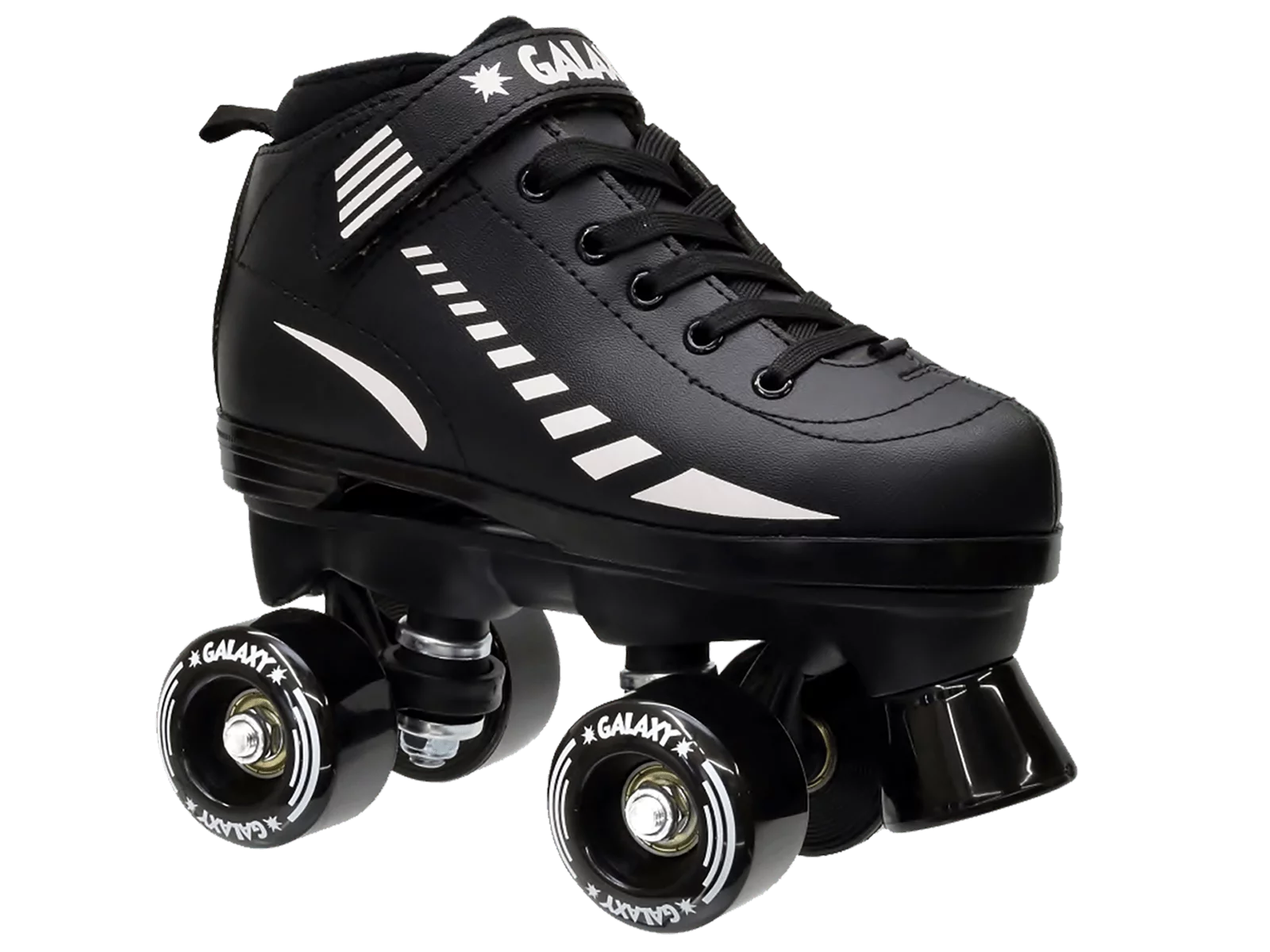 Epic Galaxy Elite Black Quad Roller Skates Package - Size 2