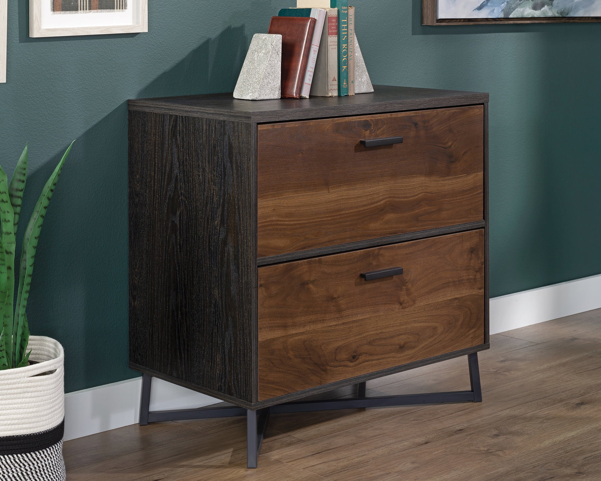 Canton Lane 2-Drawer Lateral File Cabinet in Brew Oak