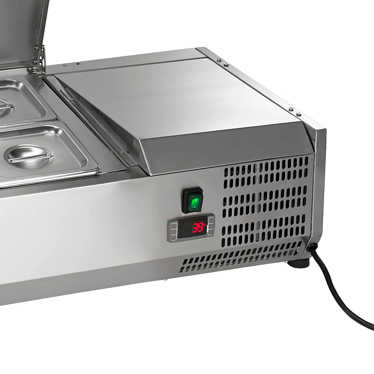 Arctic Air ACP48 47.25-Inch Countertop Refrigerated Sandwich/Salad Prep Table, Stainless Steel, 115v