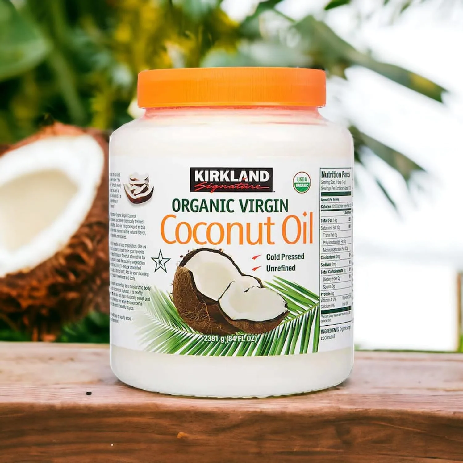 Organic Virgin Coconut Oil, 84 Fl Oz