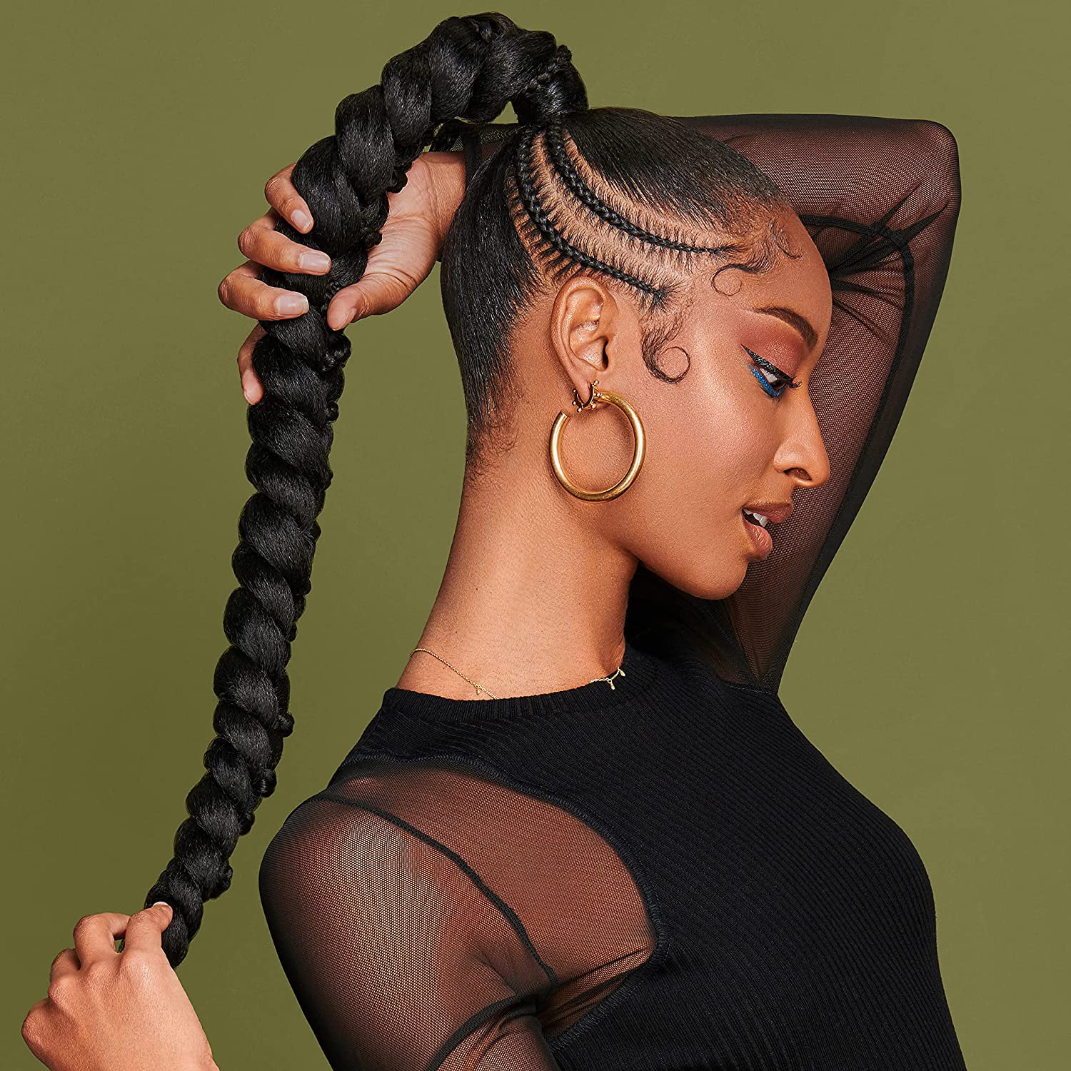 African Pride - Olive Miracle Super Hold & Smooth Edges 2.25 Oz. * BEAUTY TALK LA *