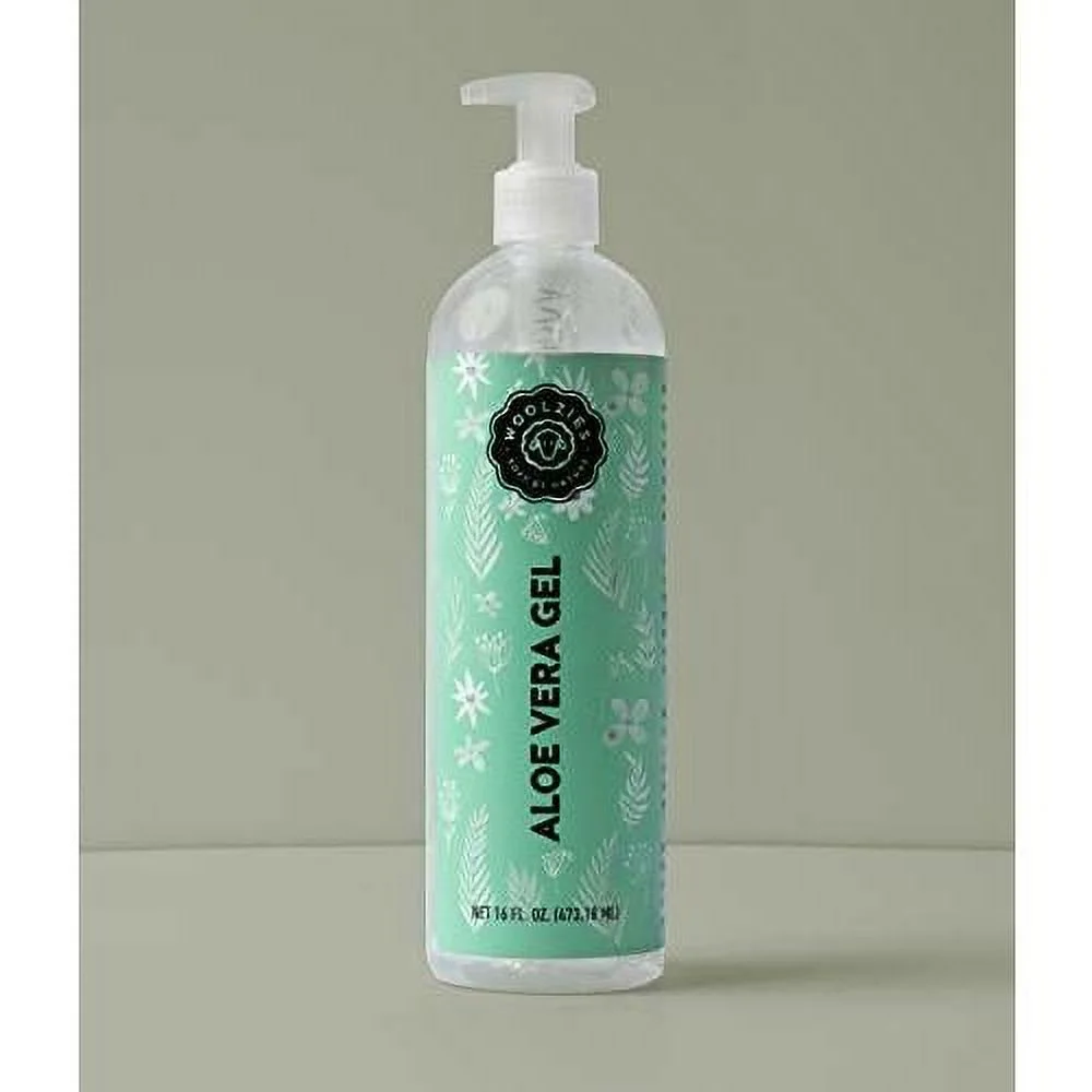 Pure & Natural Aloe Vera Gel Big 16 Fl Oz | Absorbs Rapidly With No Sticky Residue | Great For Sunburn Relief, Dry Skin/Hair, Acne, Razor Bumps, Eczema, Skin Hydration