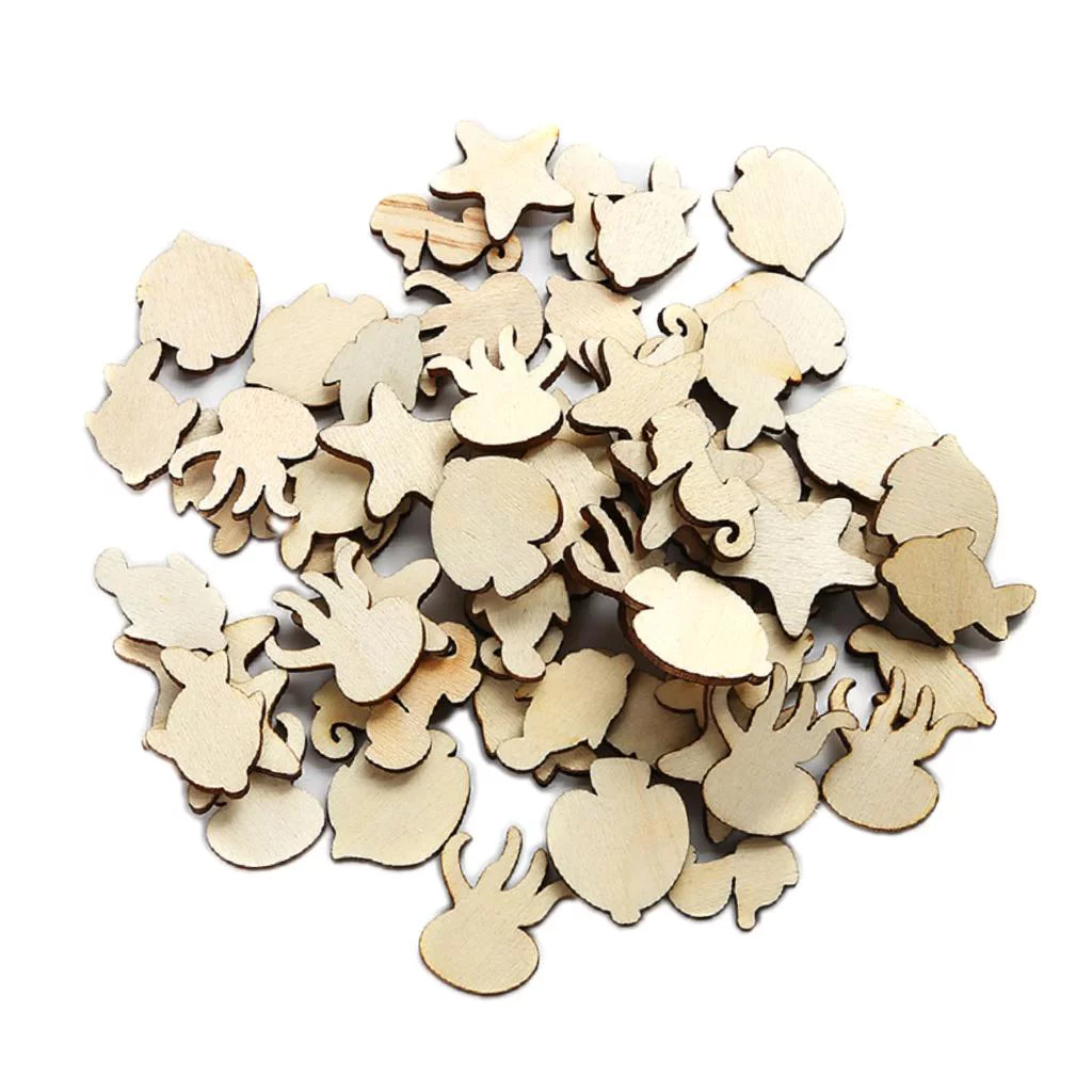 Pack of 20 Wooden Embellishment Cut Owls Birds Wood Shapes Craft Pieces Burning Centerpieces toy Paint Projects