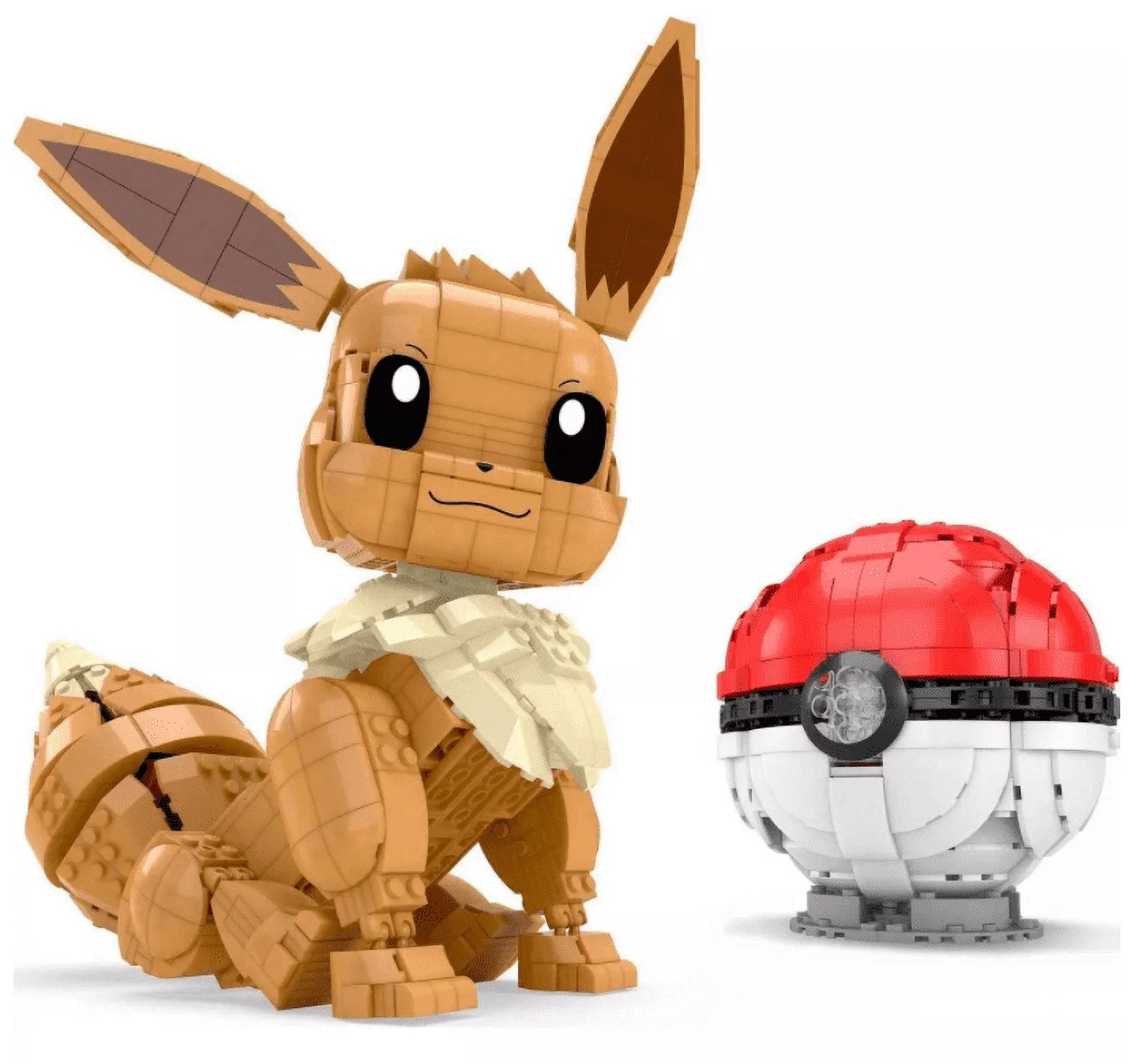 Mega Construx Pokemon Jumbo Eevee & Pokeball Construction Set