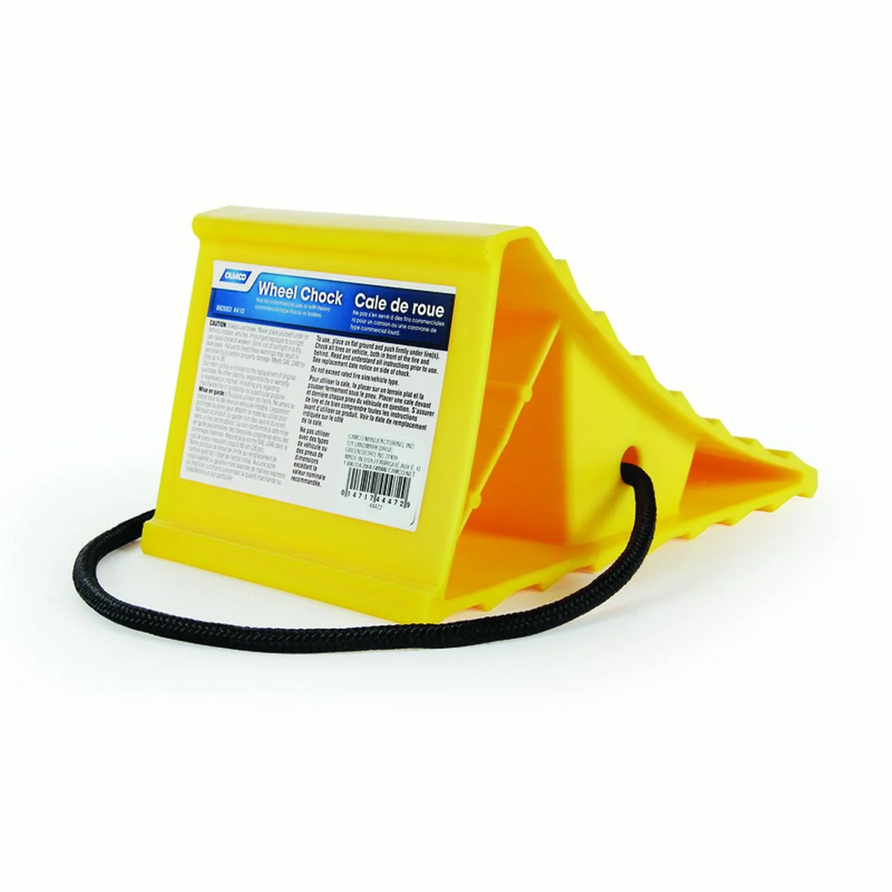 1 Pc, Camco For Wheel Chock With Rope Up To 26 Inch Tires 1 Pk