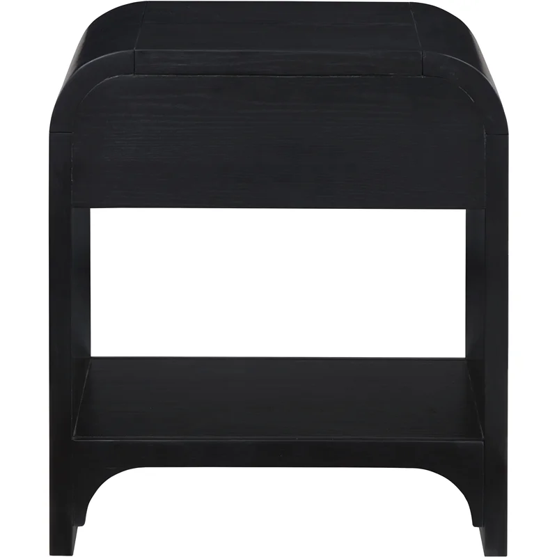 Meridian Furniture Hayes Black Night Stand / Side Table