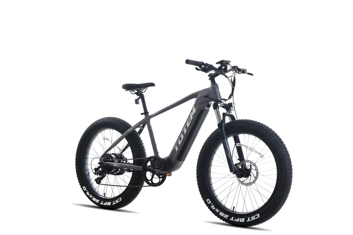 TOTEM Bulldog Fat Tire Adult Electric Bike, 26