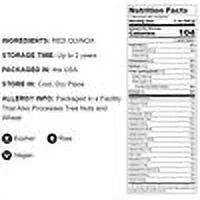 Red Quinoa, 3 Pounds — Raw, Kosher, Vegan — by Food to Live