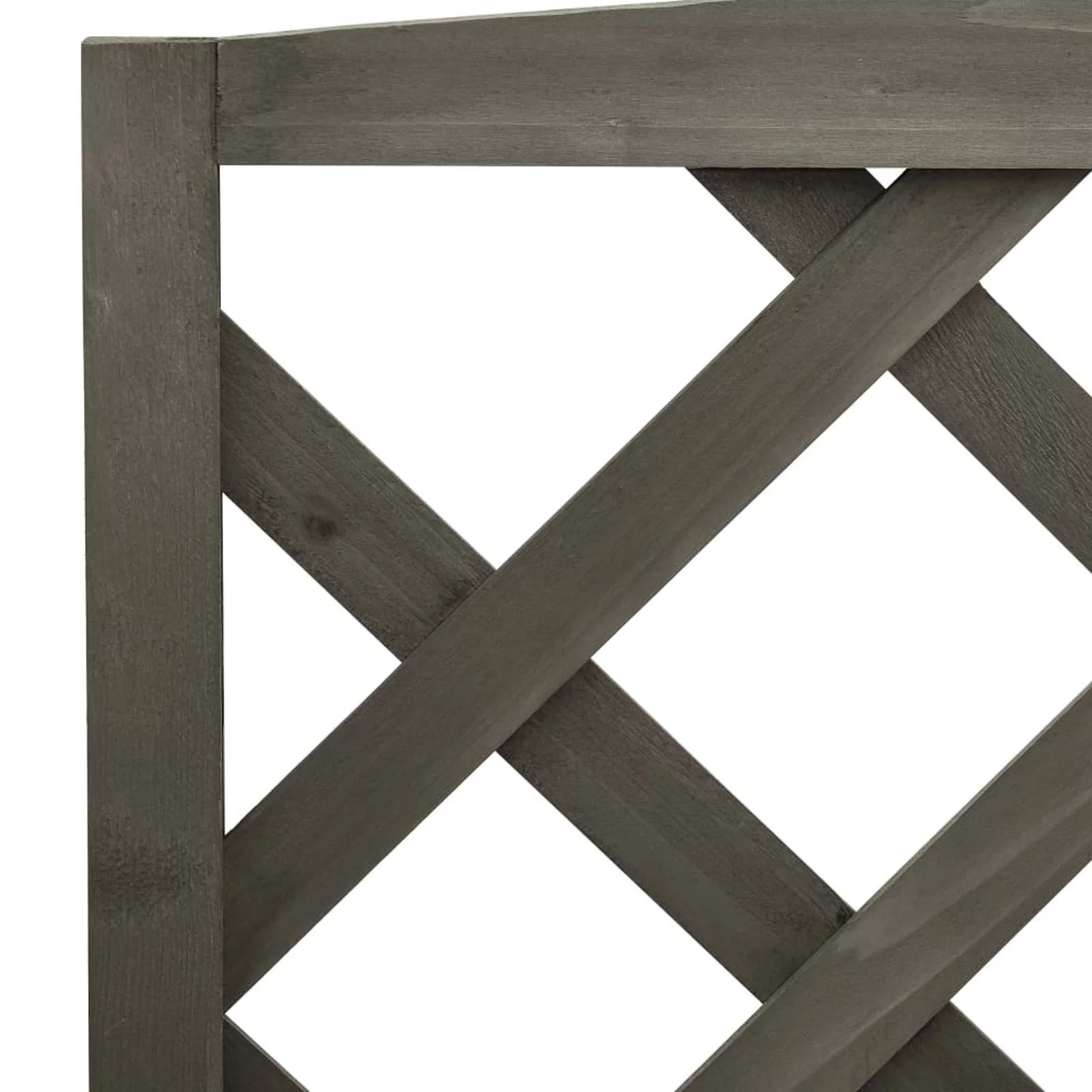 Plant Stand with Trellis Gray 27.6
