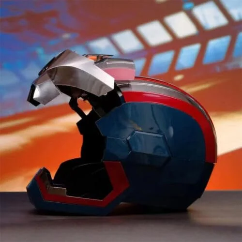 Iron Man War Machine Helmet Patriot Helmet Electronic Helmet Ironman Helmet with Sounds Iron Man Cosplay Wearable Movie Prop Replica