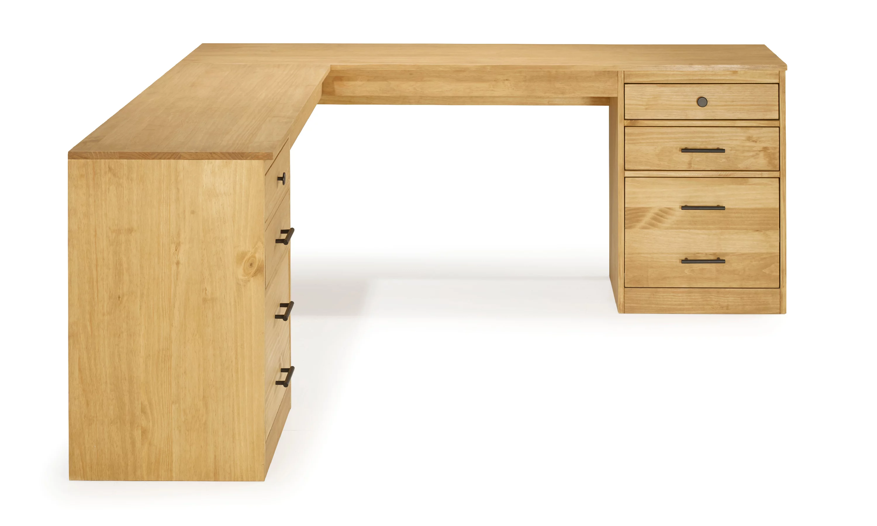 Linon Vikki L-Shaped Desk, 70.88
