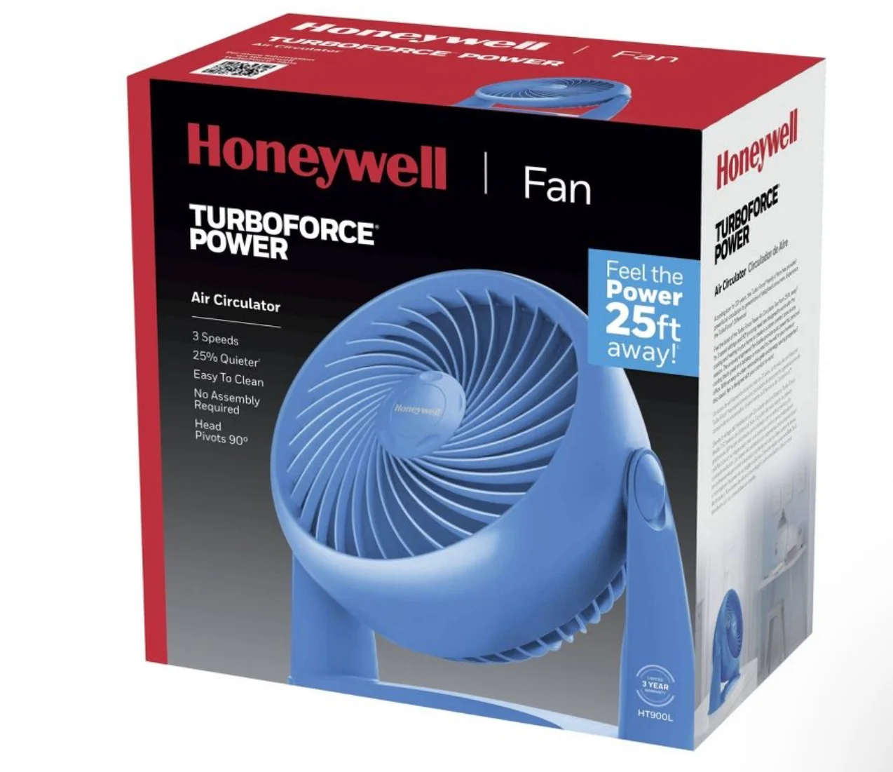 Honeywell Turbo Force Table Air Circulator Fan