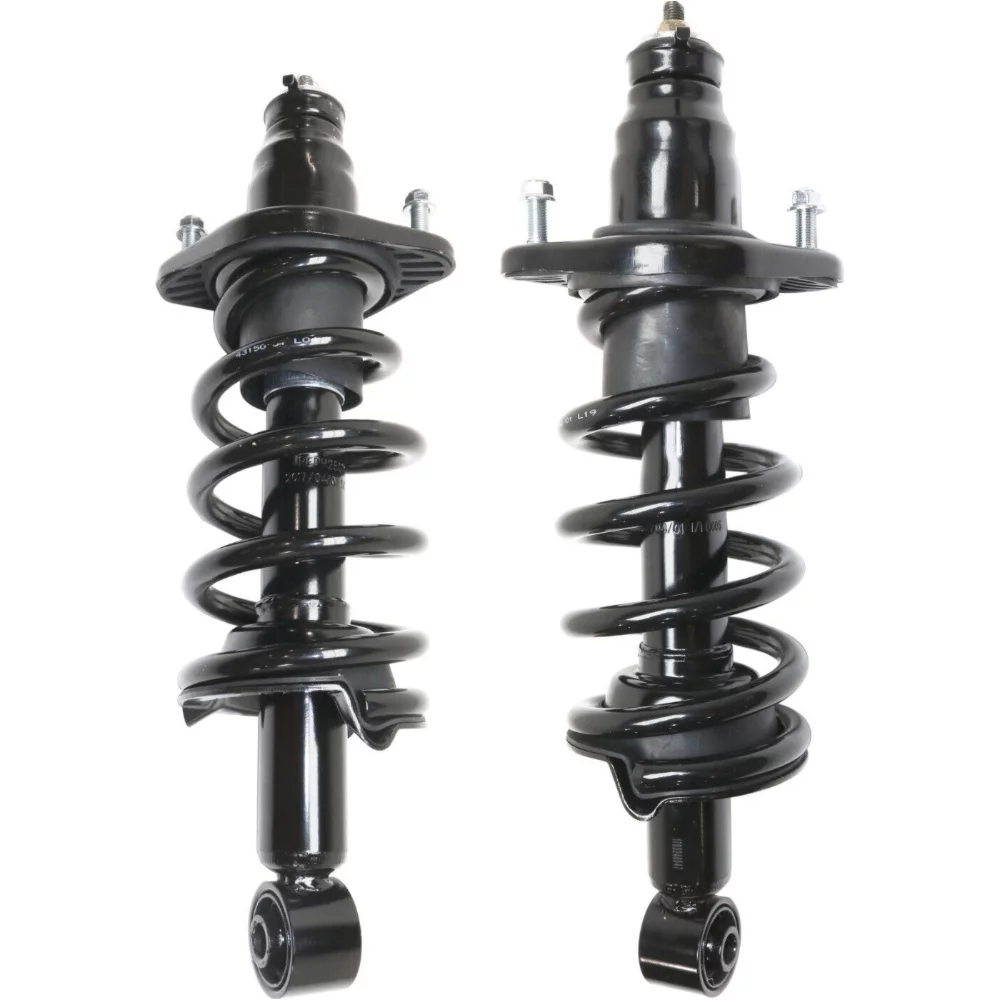 Teledu Shocks Set For Honda 2007-2011 CR-V Sport Utility Rear Left and Right Black 2Pc