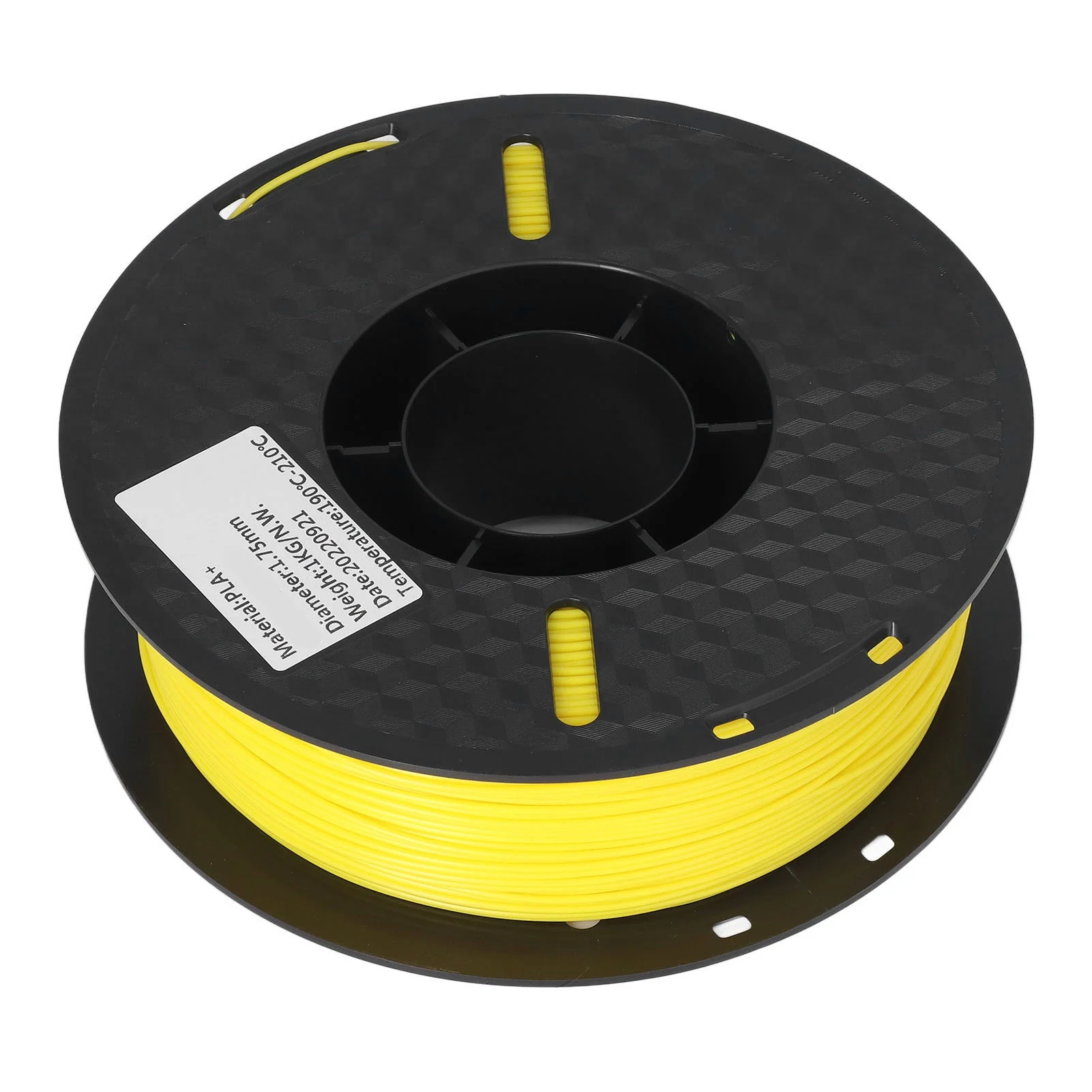 1.75mm PLa Filament 3D Printer Filament PLa 1KG Spool 3D Printing Filament 3D Printer Filament Printing Consumables Dimensional Accuracy ±0.02mm(Yellow)
