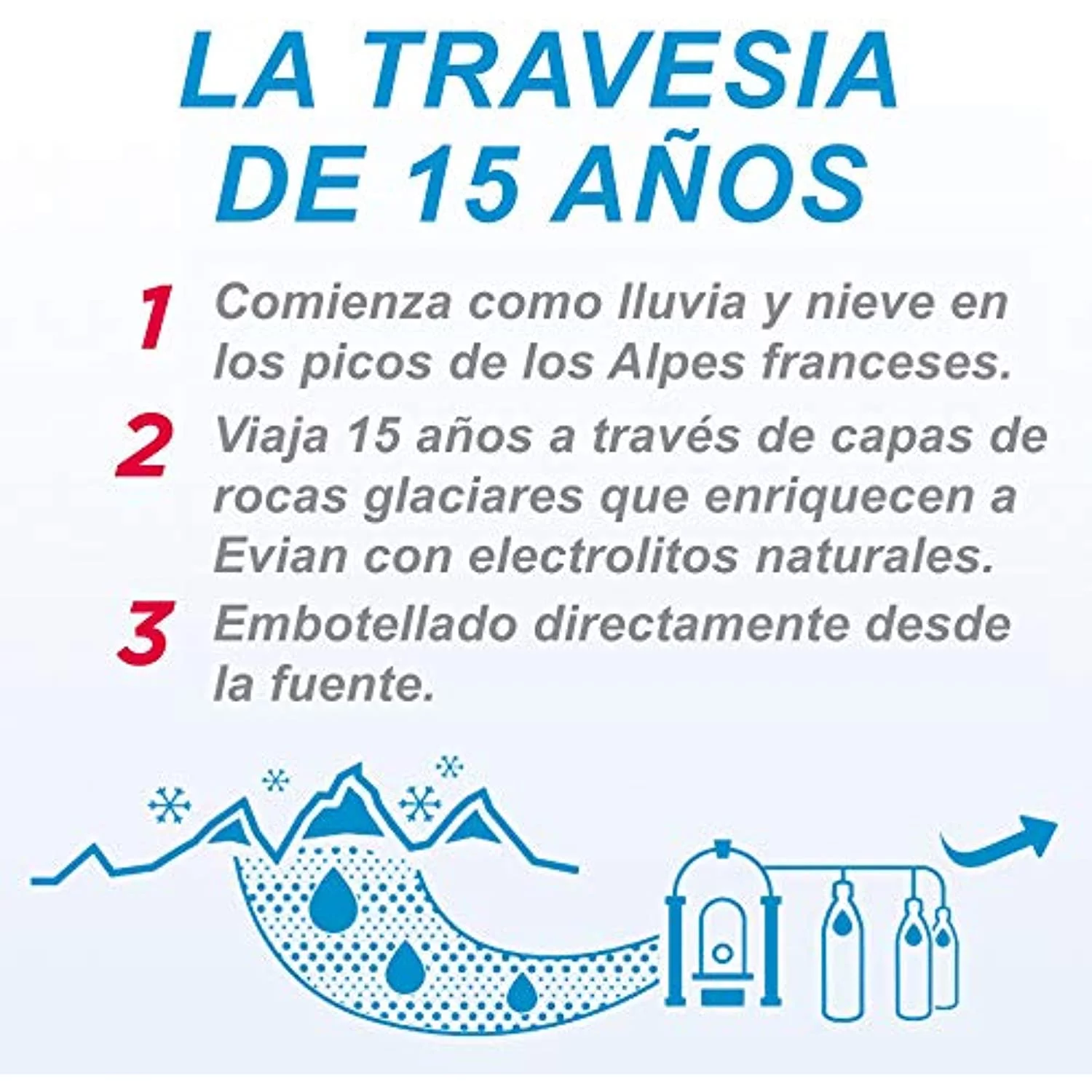 Evian Natural Spring Water, Premium Water Bottles, 33.8 Fl Oz (Pack Of 12)