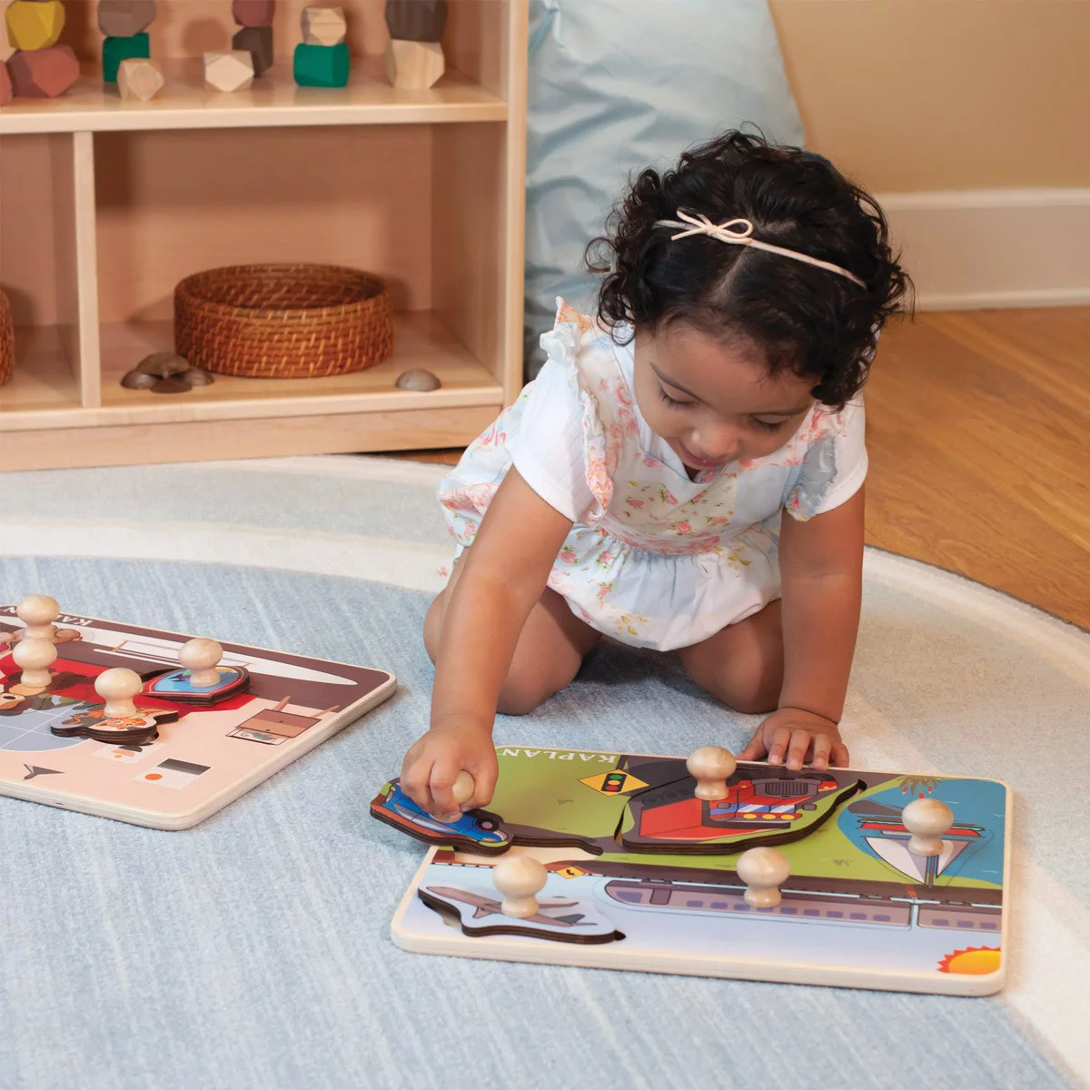 Kaplan Early Learning Jumbo Knob Puzzles - Set of 7