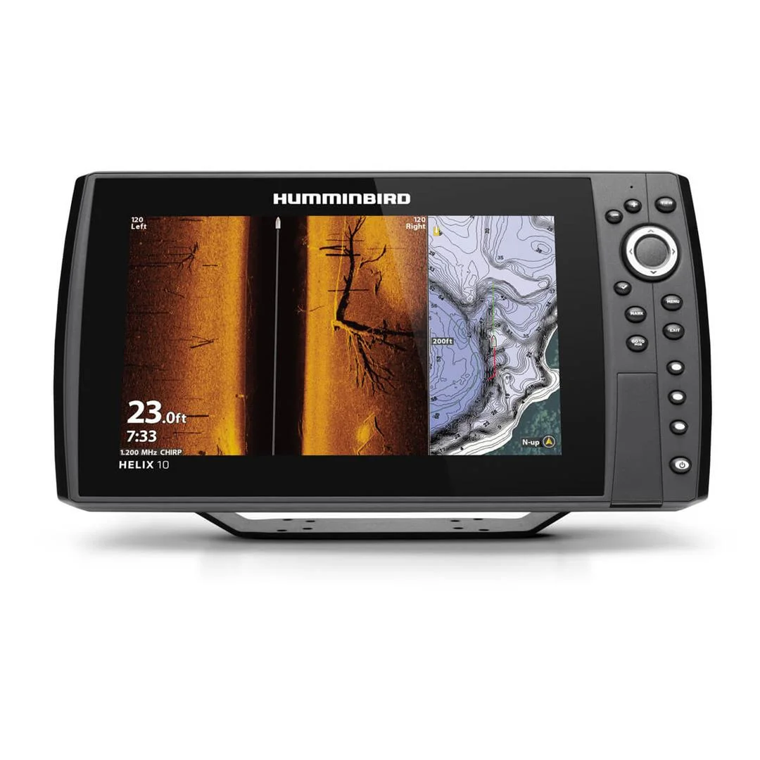 Humminbird HELIX 10 Fishfinder  CHIRP Mega SI+ GPS G4N