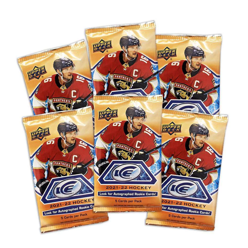2021-22 Upper Deck NHL Ice Hockey Trading Card Blaster Box