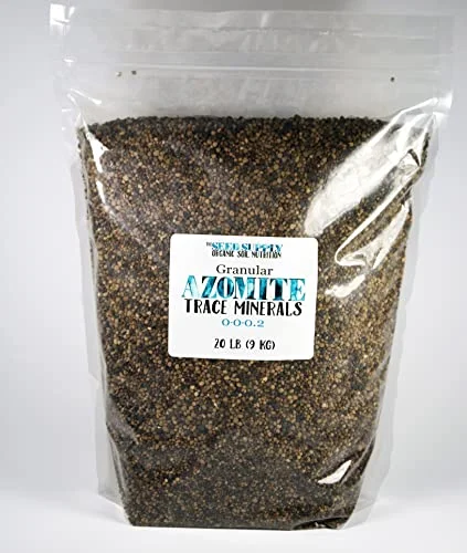 20 Pound Granular AZOMITE by The Seed Supply - Natural Trace Mineral Granulated Fertilizer