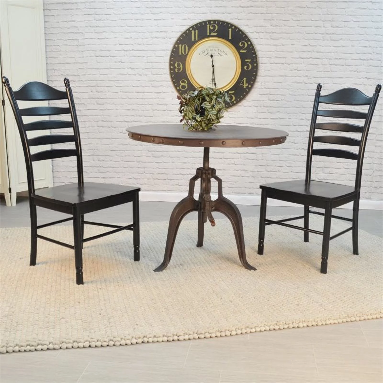 Carolina Classics Mundra Adjustable Crank Table Industrial