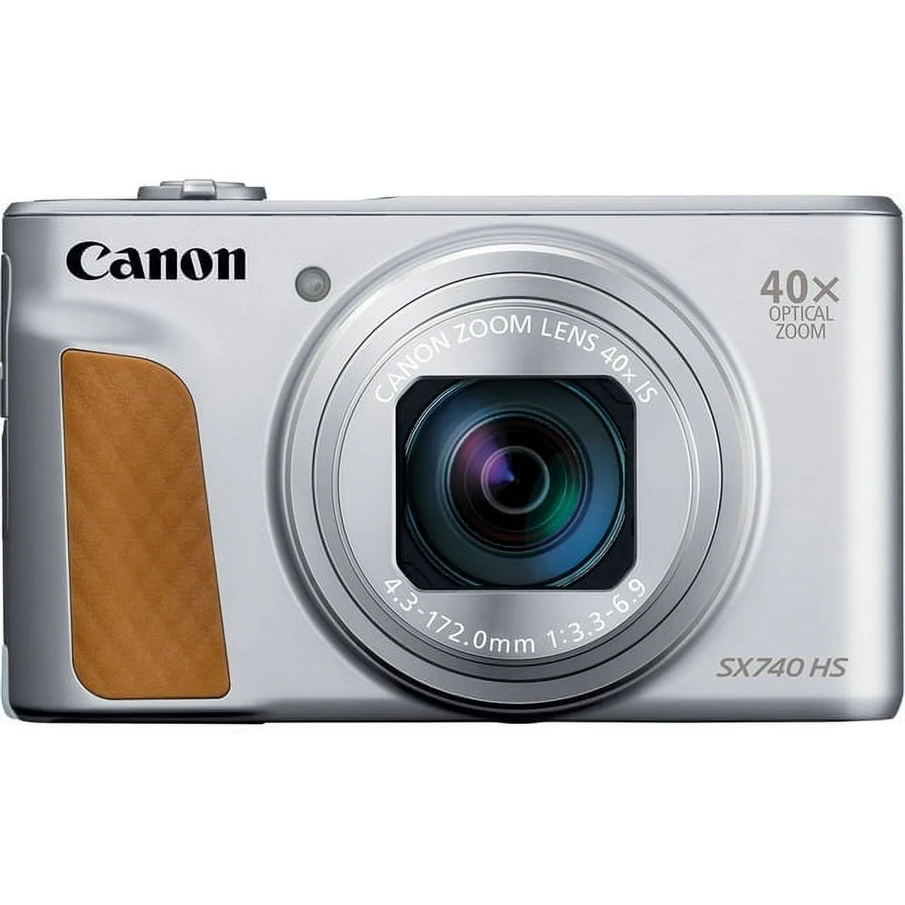 Canon Powershot SX740 HS 4K Video Digital Camera (Silver) - BuzzPhoto Beginner Bundle