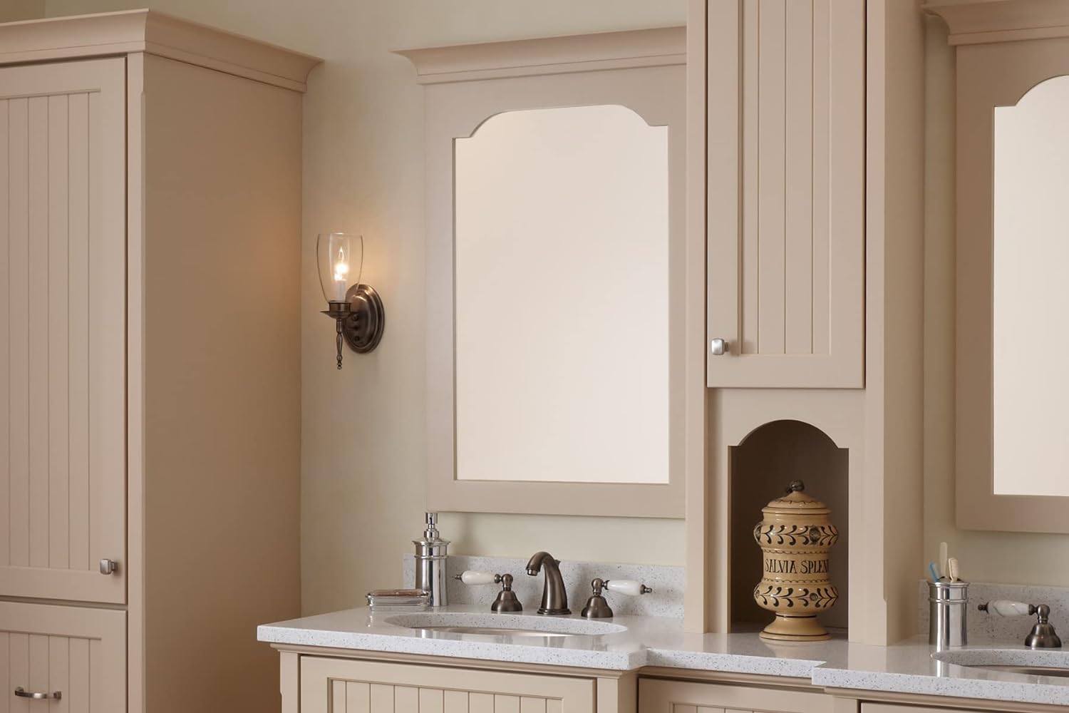 Legacy - 1 Light Wall Sconce in Contemporary and Classic Style-11.5 Inches Tall and 3.75 Inches Wide-Pewter Finish