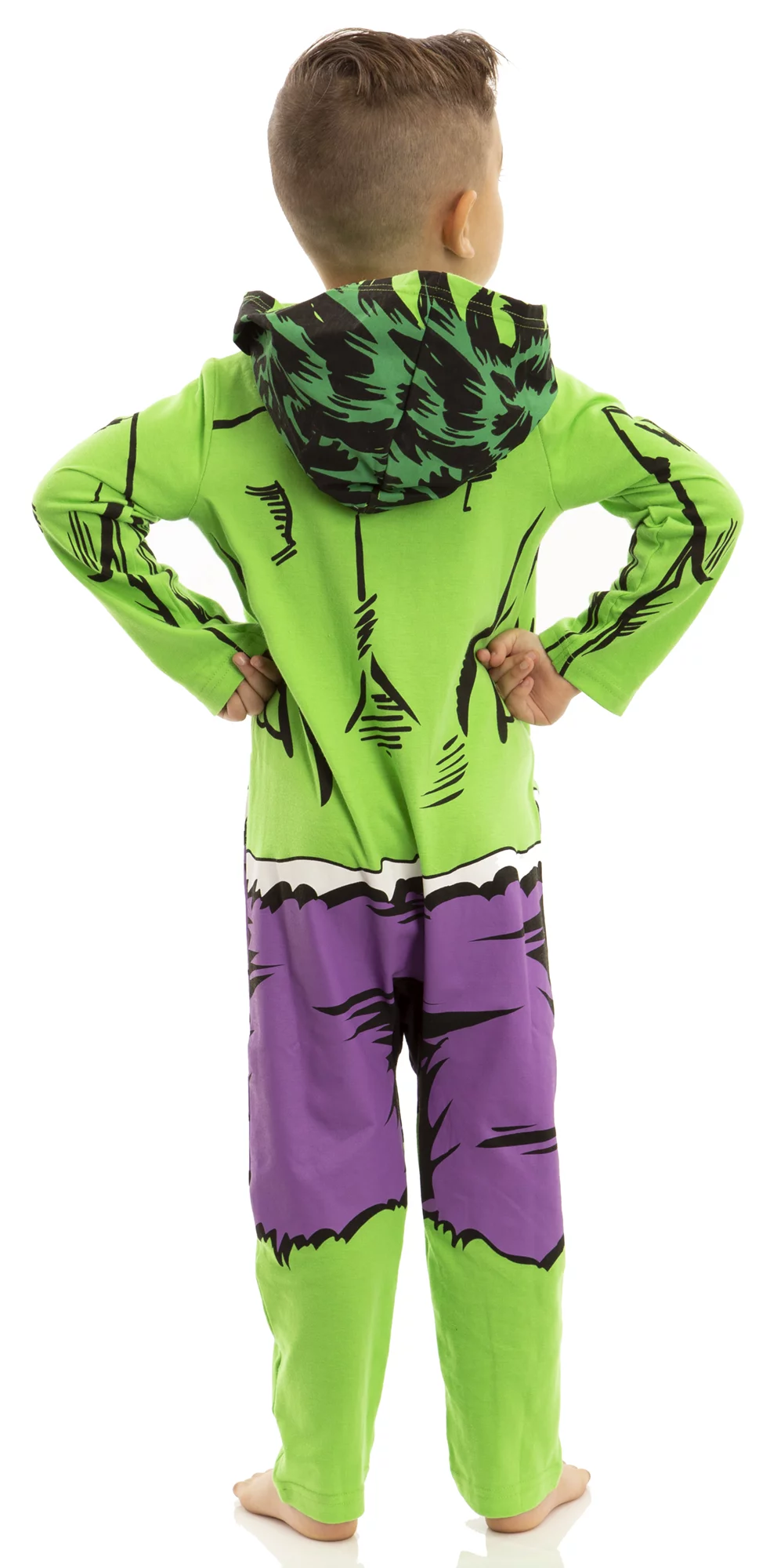 Marvel Avengers The Incredible Hulk Baby Boys Costume Coverall Hooded 6-9 Months