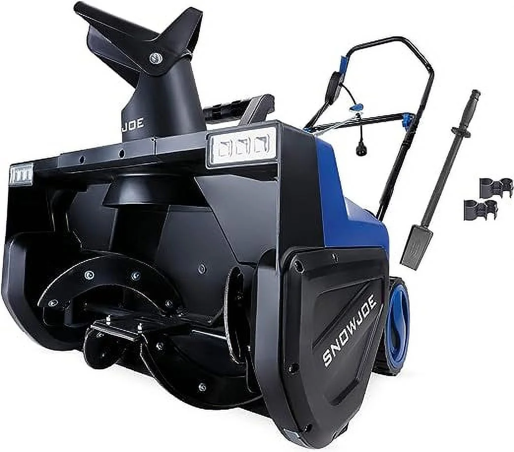 Open Box SNOWJOE Electric Walk-Behind Snow Blower Dual LED Lights SJ627E - BLUE