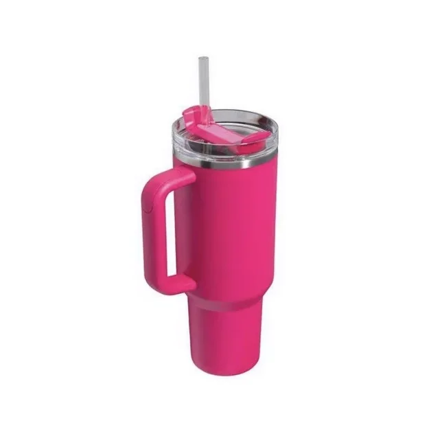 40 oz Stainless Steel H2.0 Flowstate Quencher Tumbler-Cosmo Pink Valentine's Day