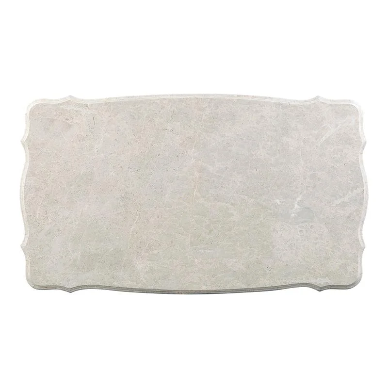 Pemberly Row Modern Wooden Coffee Table in Marble and Antique Oak