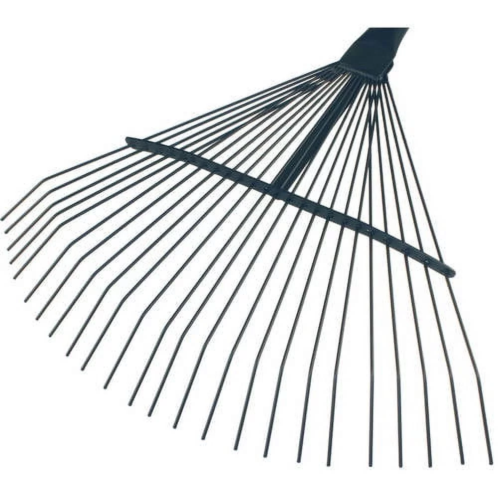 Bully Tools 92312 Leaf and Thatching Rake with Fiberglass Handle and 24 Spring Steel Tines