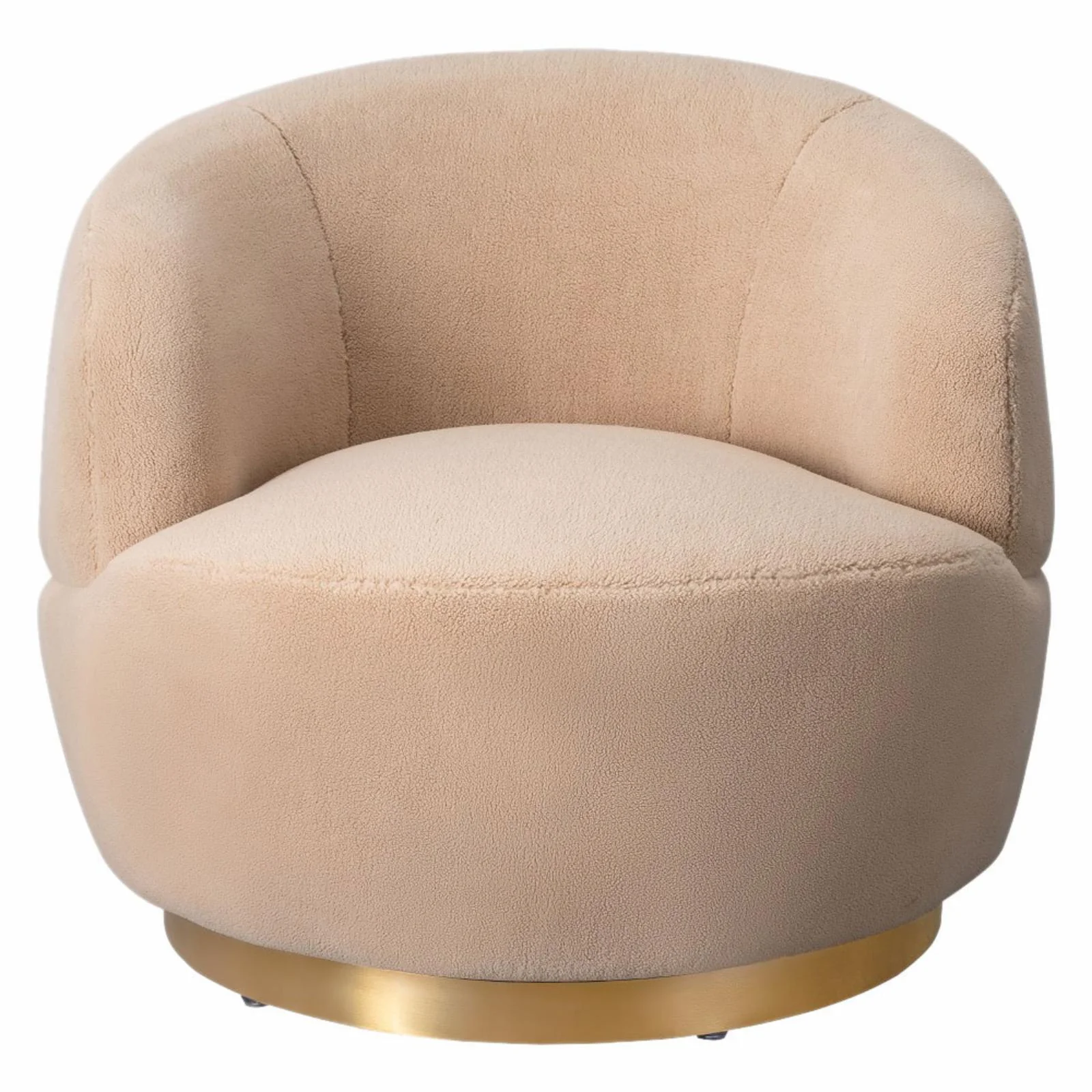 Safavieh Flynn Faux Lamb Wool Swivel Chair
