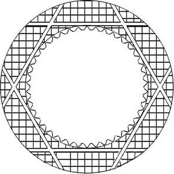 RAParts WN-RE28023 Disc, Clutch Fits John Deere 4240 4430 4430 s/n -044988 4440 4520 4620 4630 4640 4840 All w/ Powershift