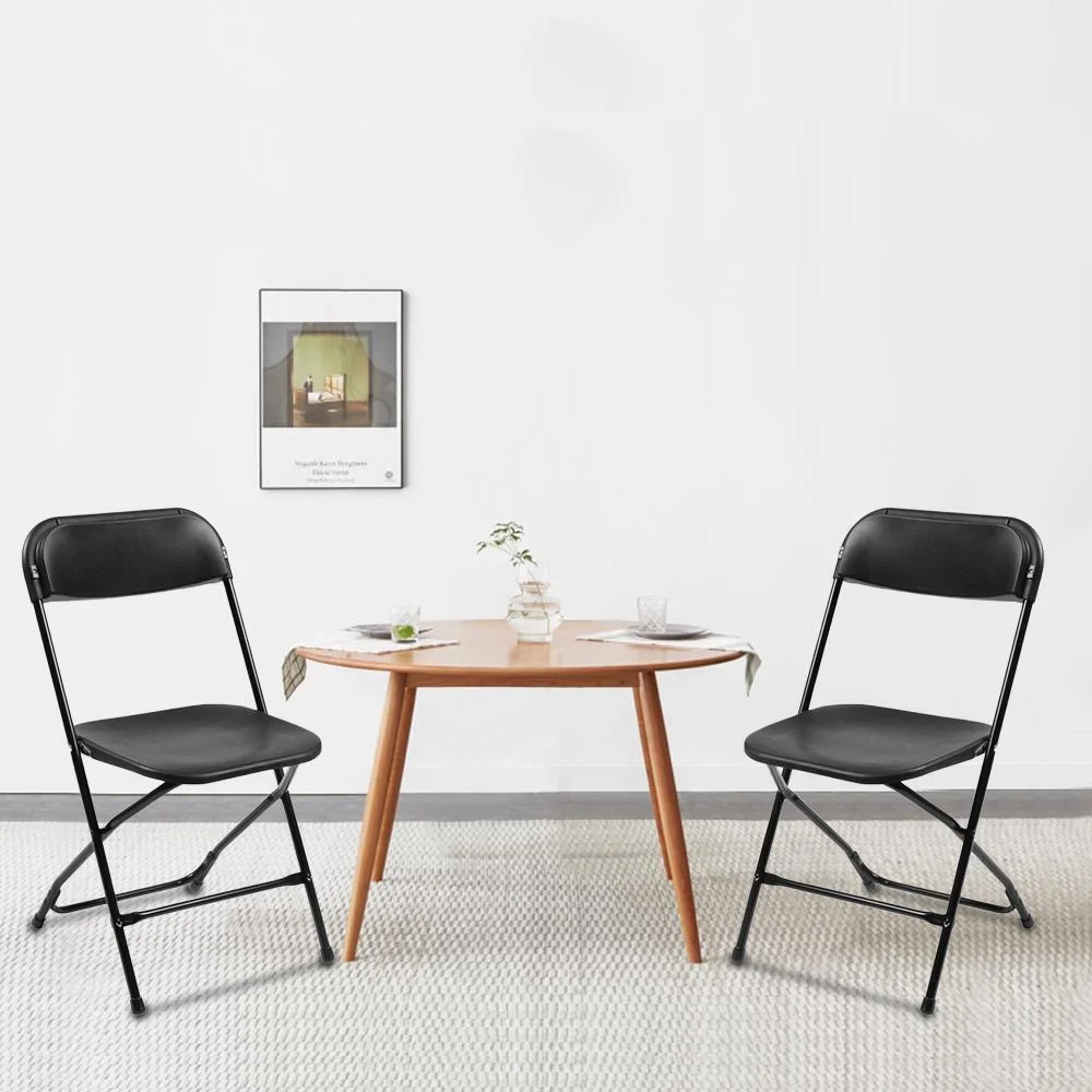 10Pcs High Quality Commercial Wedding Stackable Folding Steel Chairs Party